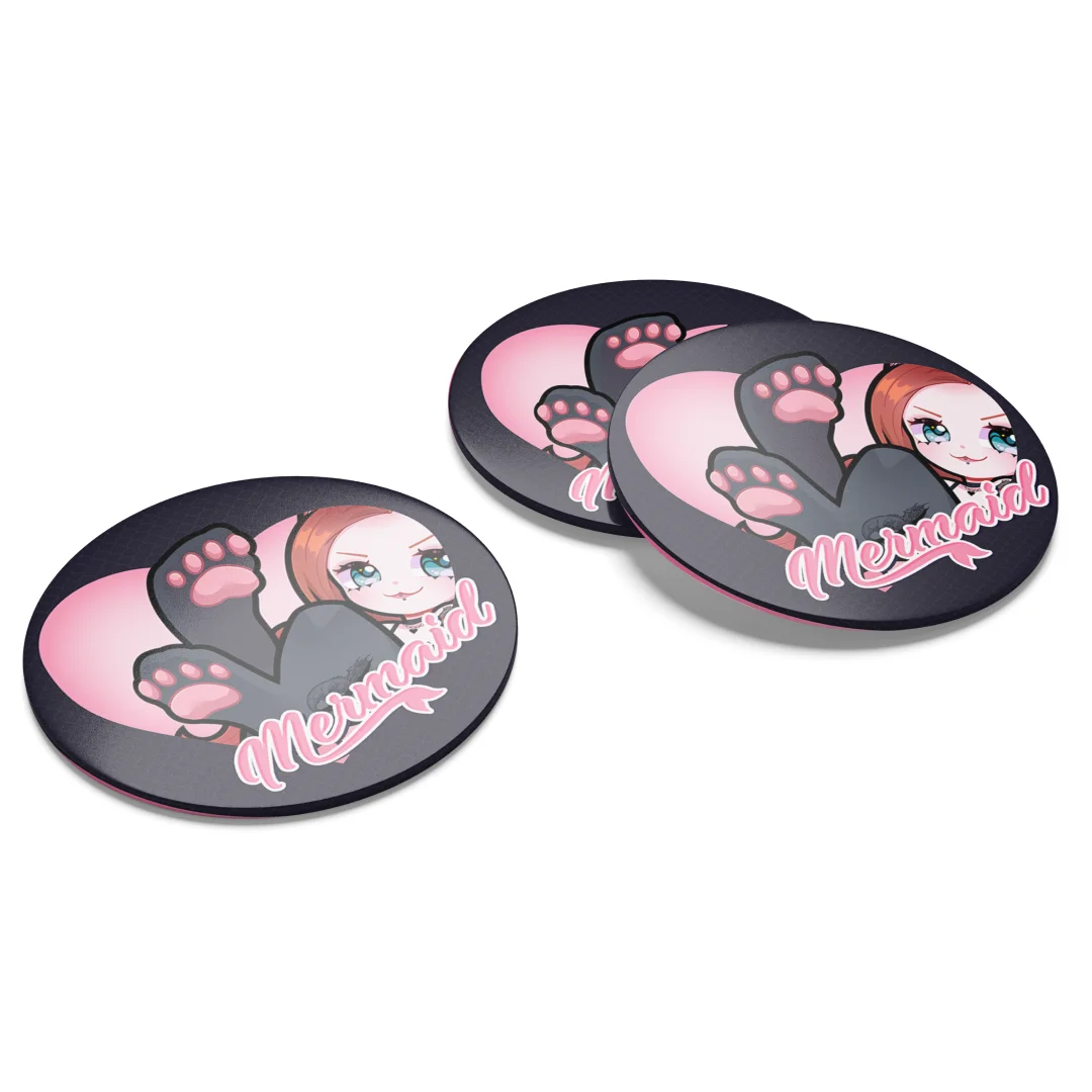 Porta-copos personalizado de Mermaid