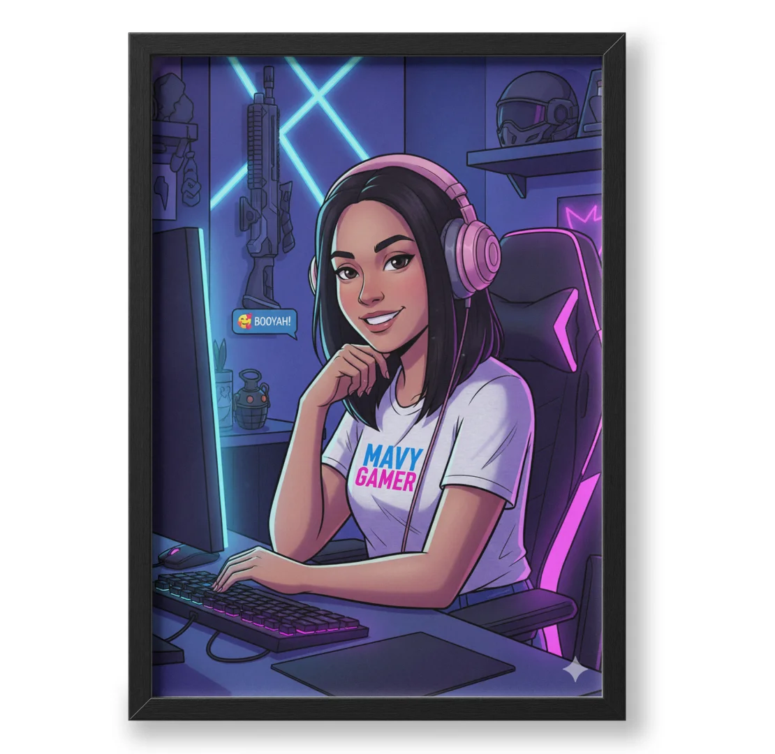 Quadro A3 personalizado de Mavyzinha