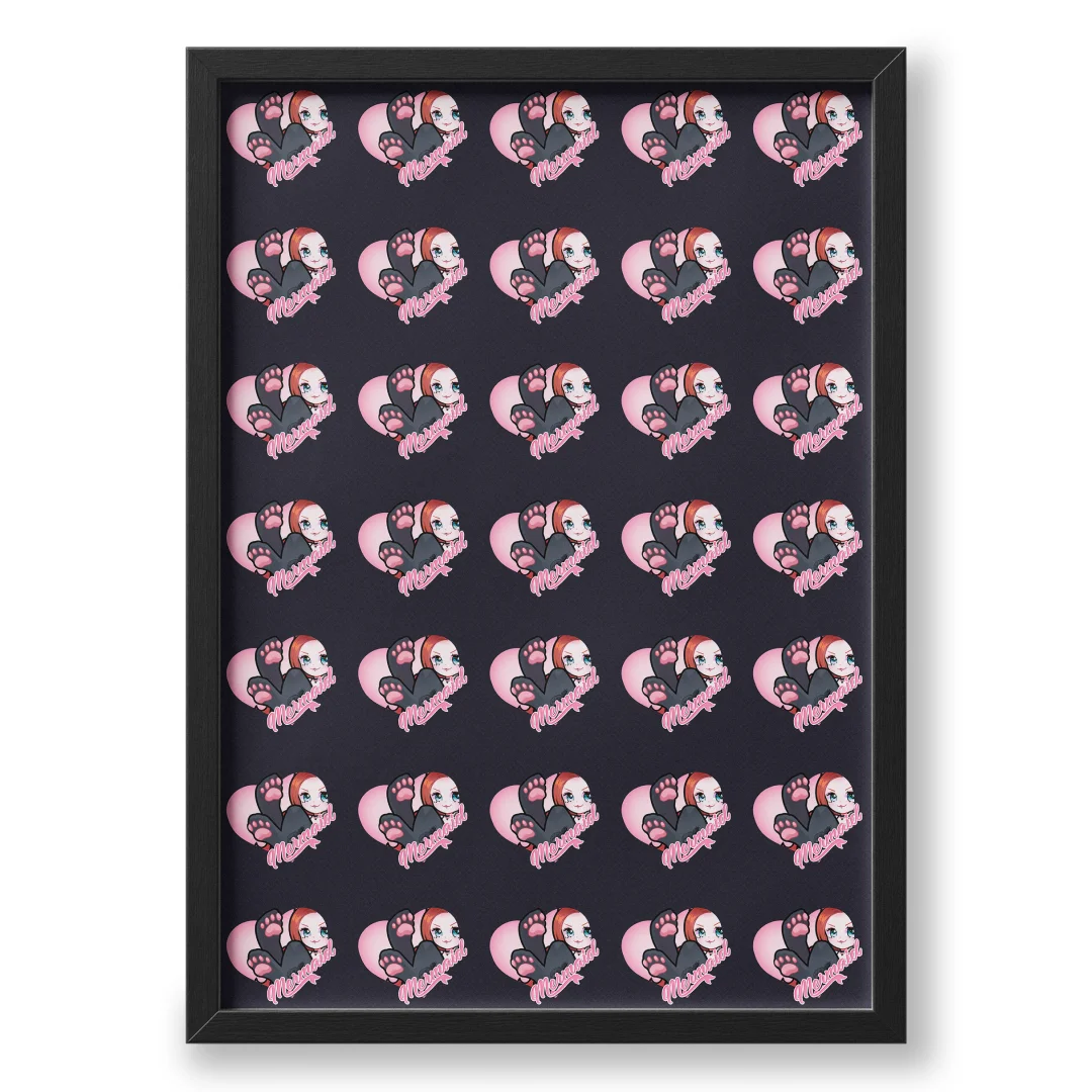 Quadro A3 personalizado de Mermaid