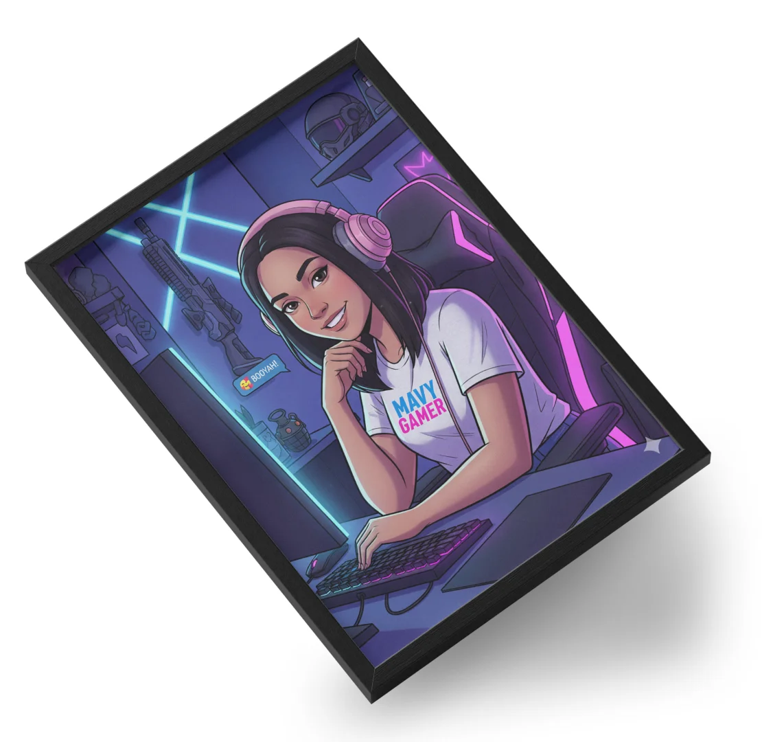 Quadro A3 personalizado de Mavyzinha