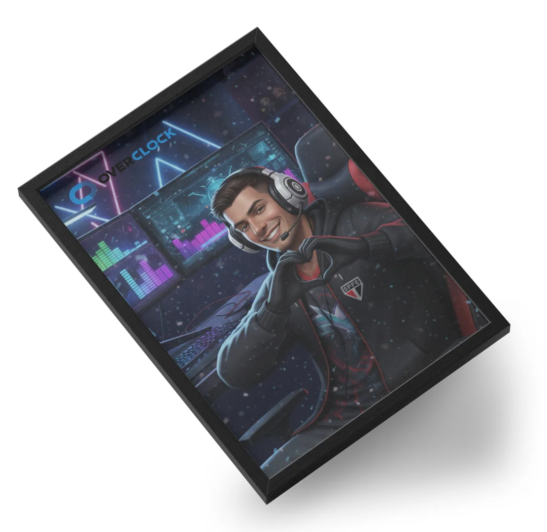 Quadro A3 personalizado de sd_rocha_sad