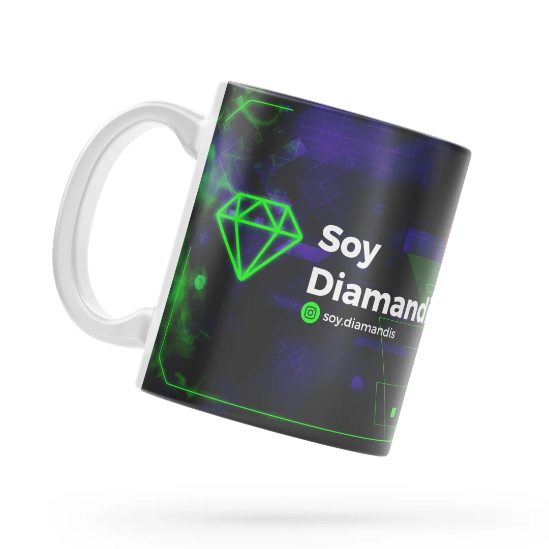 Caneca Personalizada de Soy Diamandis