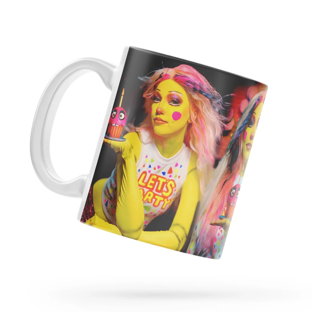 Caneca Personalizada de Barbie Artificial