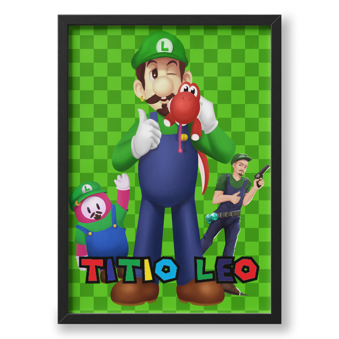 Quadro A3 personalizado de Titio Leo