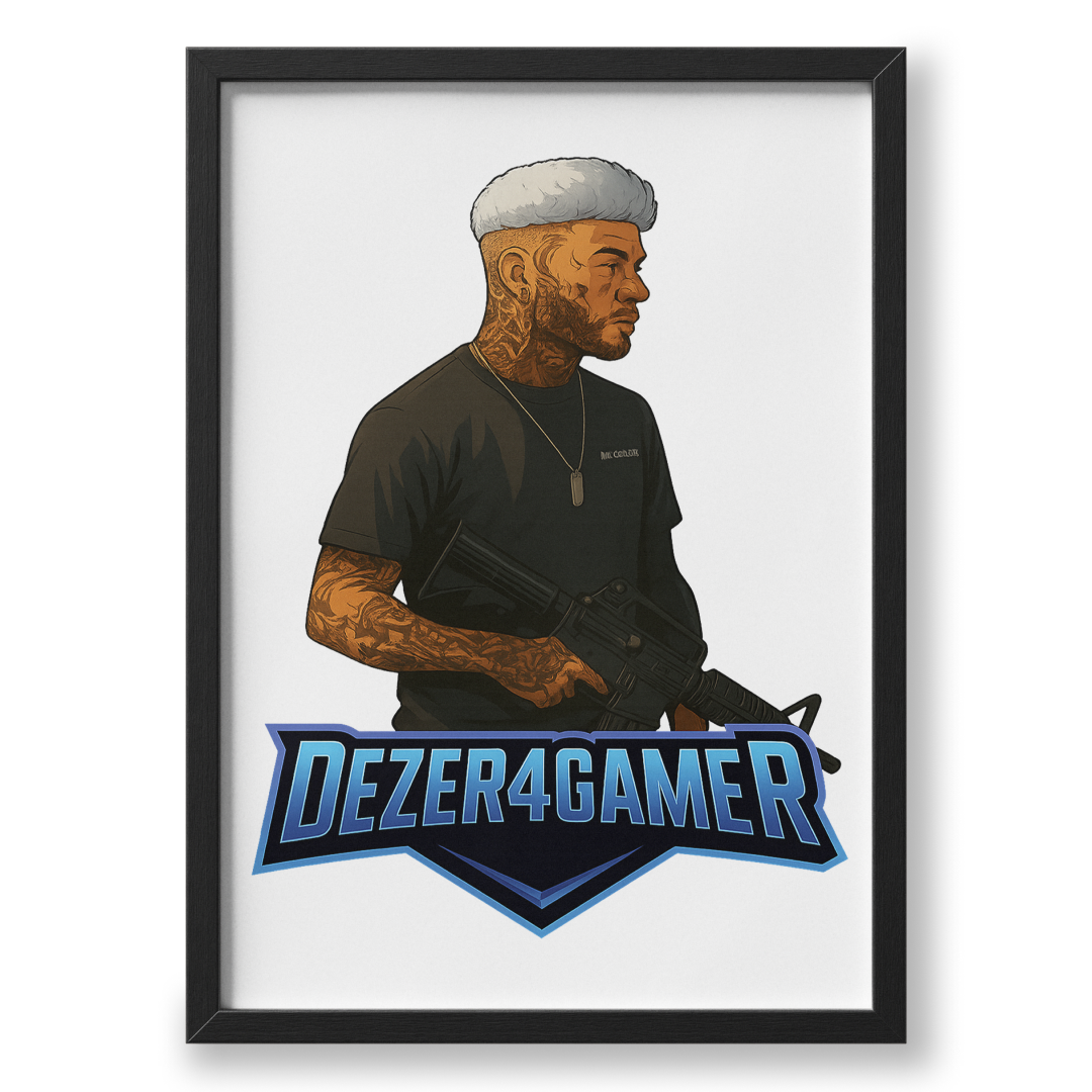 Quadro A3 personalizado de Dezer4Gamer