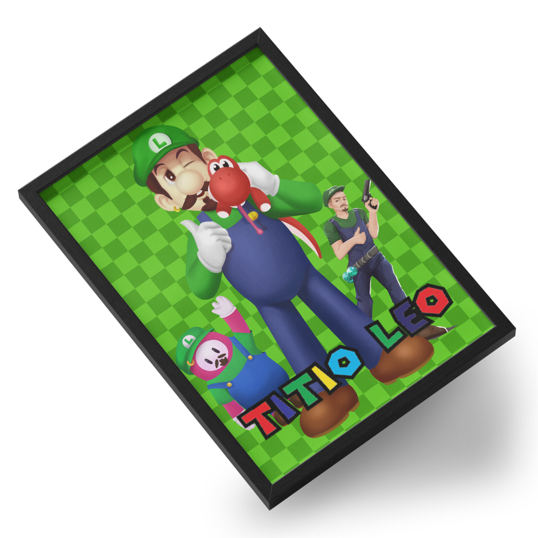 Quadro A3 personalizado de Titio Leo
