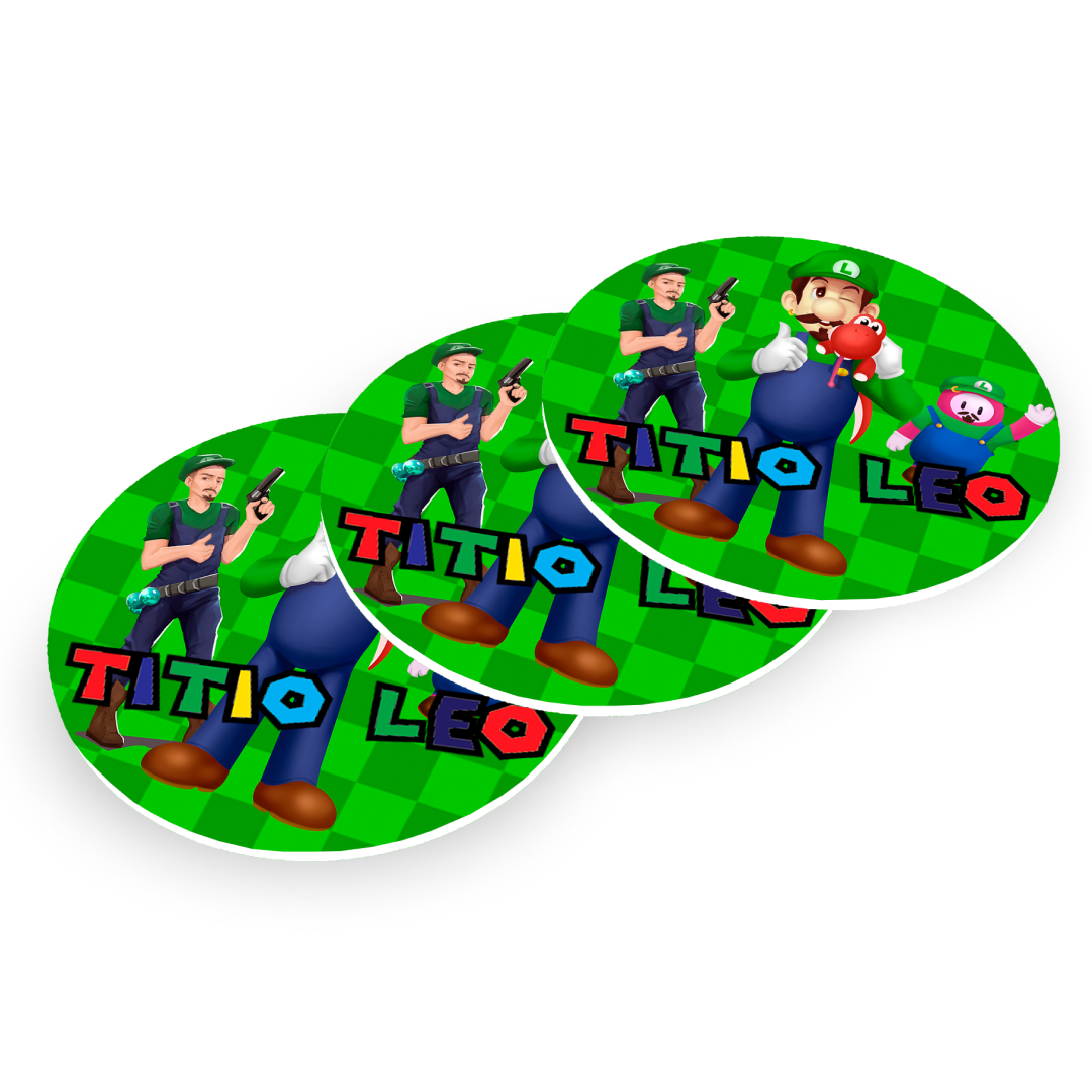 Porta-copos personalizado de Titio Leo