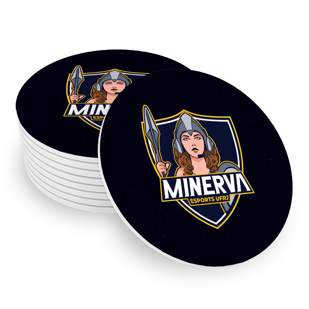 Porta-copos personalizado de Minerva Esports