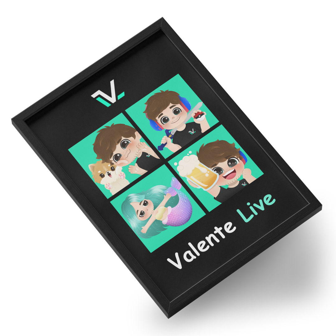 Quadro A3 personalizado de ValenteLive