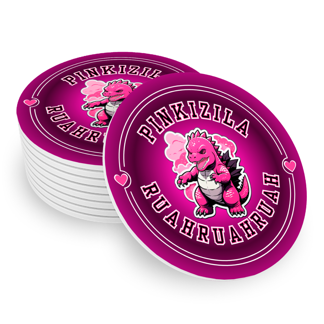 Porta-copos personalizado de pinkizila