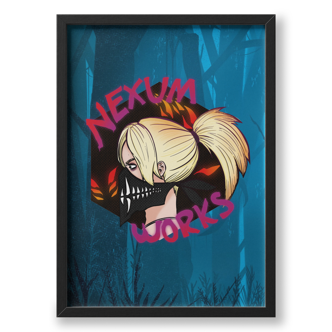 Quadro A3 personalizado de nexumworks