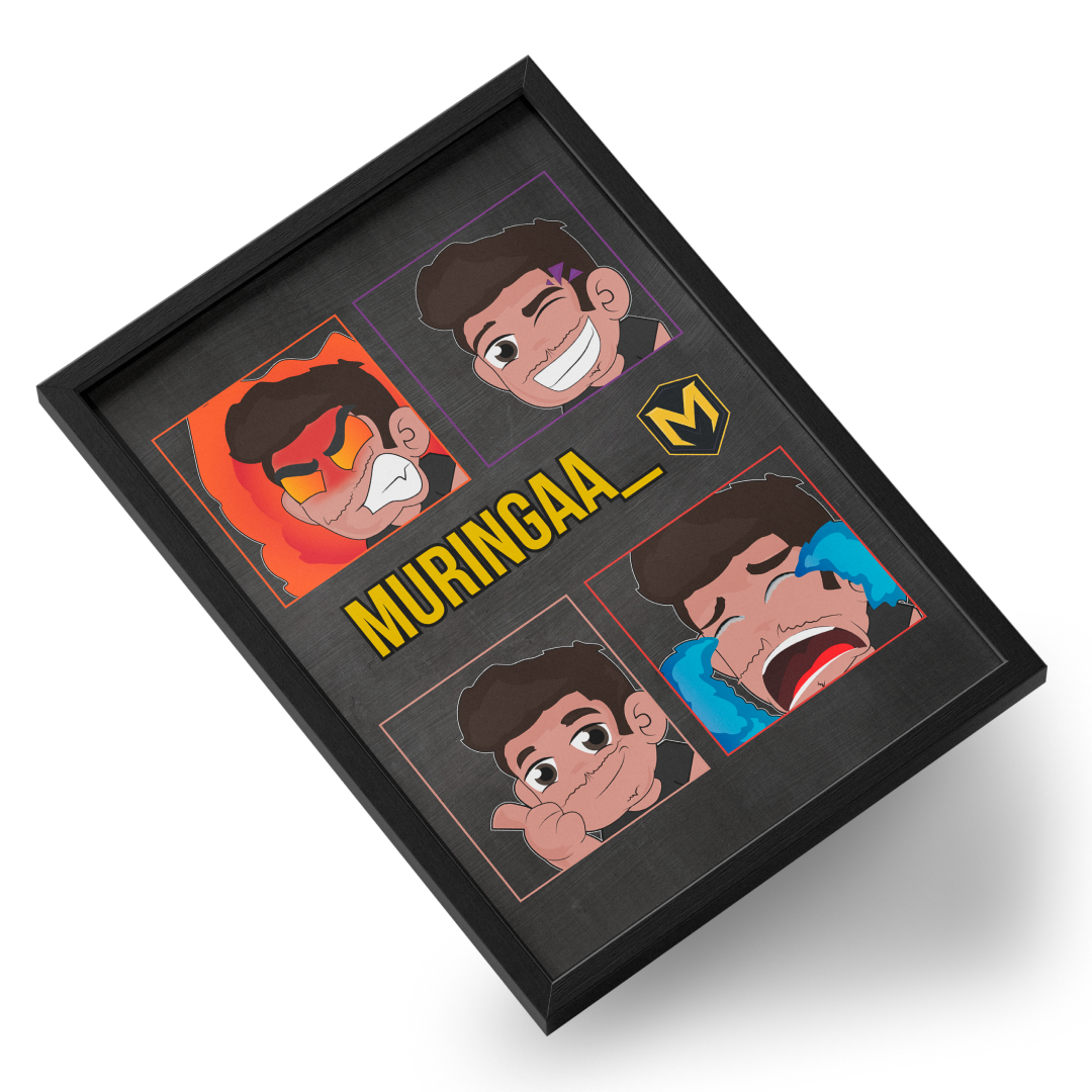 Quadro A3 personalizado de Muringaa_