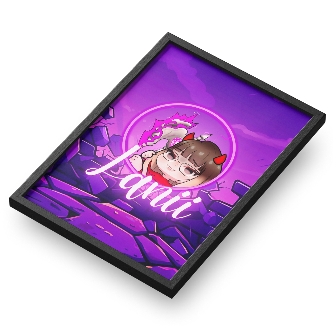Quadro A3 personalizado de Lanii