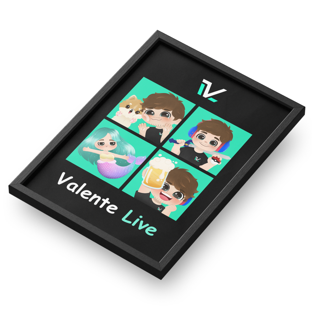 Quadro A3 personalizado de ValenteLive