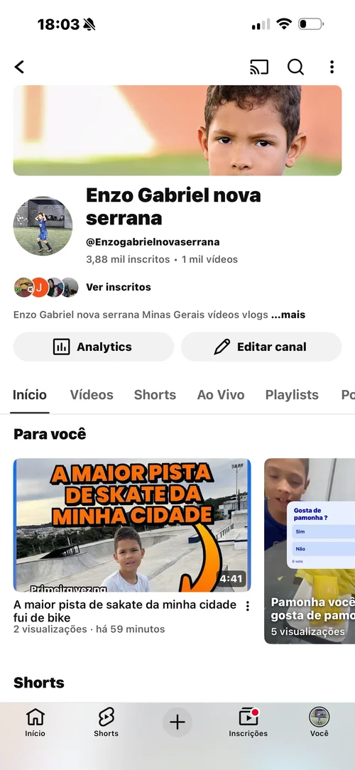 Enzo Gabriel nova serrana 