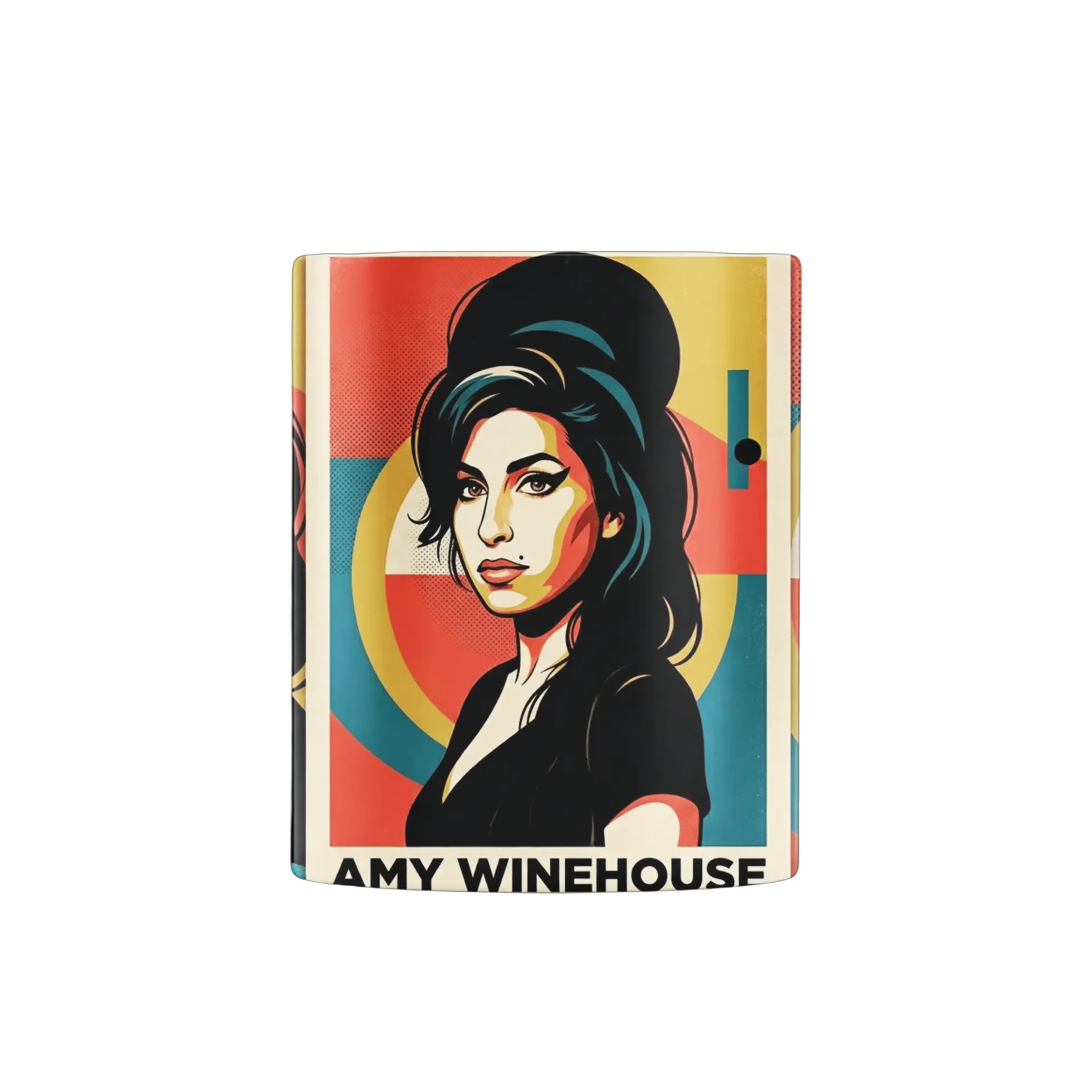Caneca Amy Winehouse Retrato Pop Art 325ml de Caneca Store — imagem 1 de 4