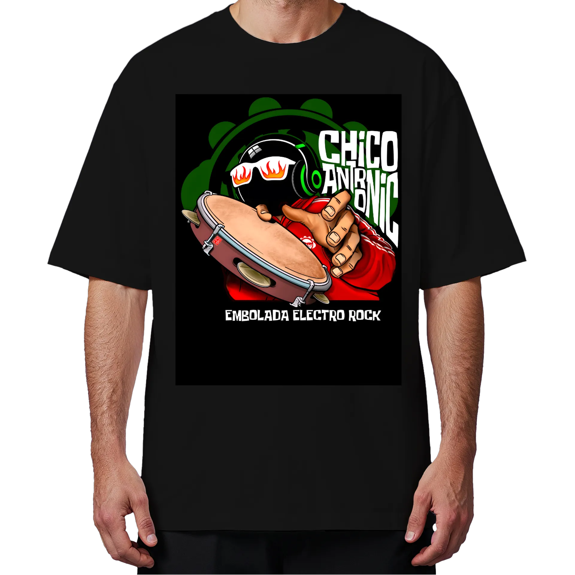 Camiseta Oversized Chico antronic mascote - Imagem 4