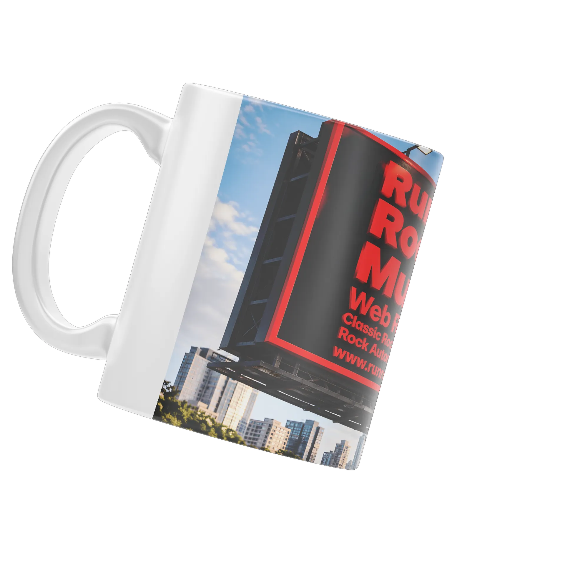 Caneca Porcelana  Run Rock MUSIC 325ml de RUN ROCK MUSIC — imagem 3 de 4
