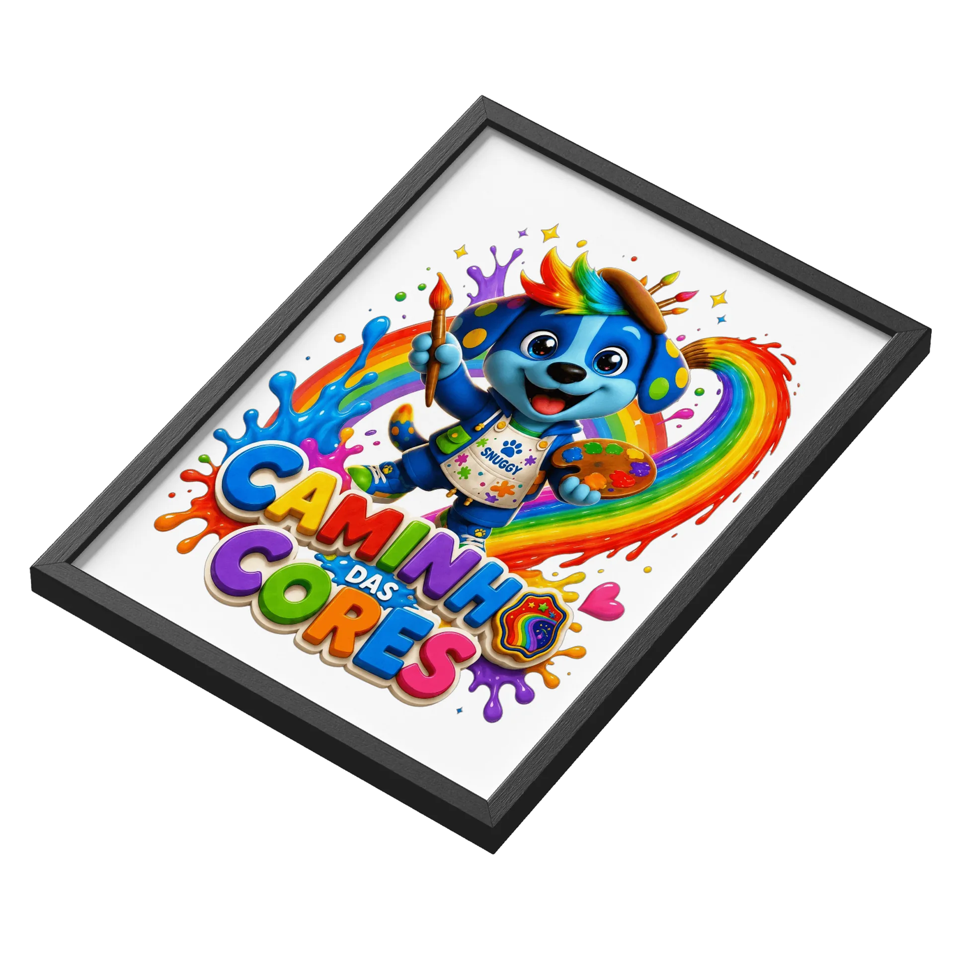 Quadro A3 personalizado Mascote Snuggy - Imagem 3