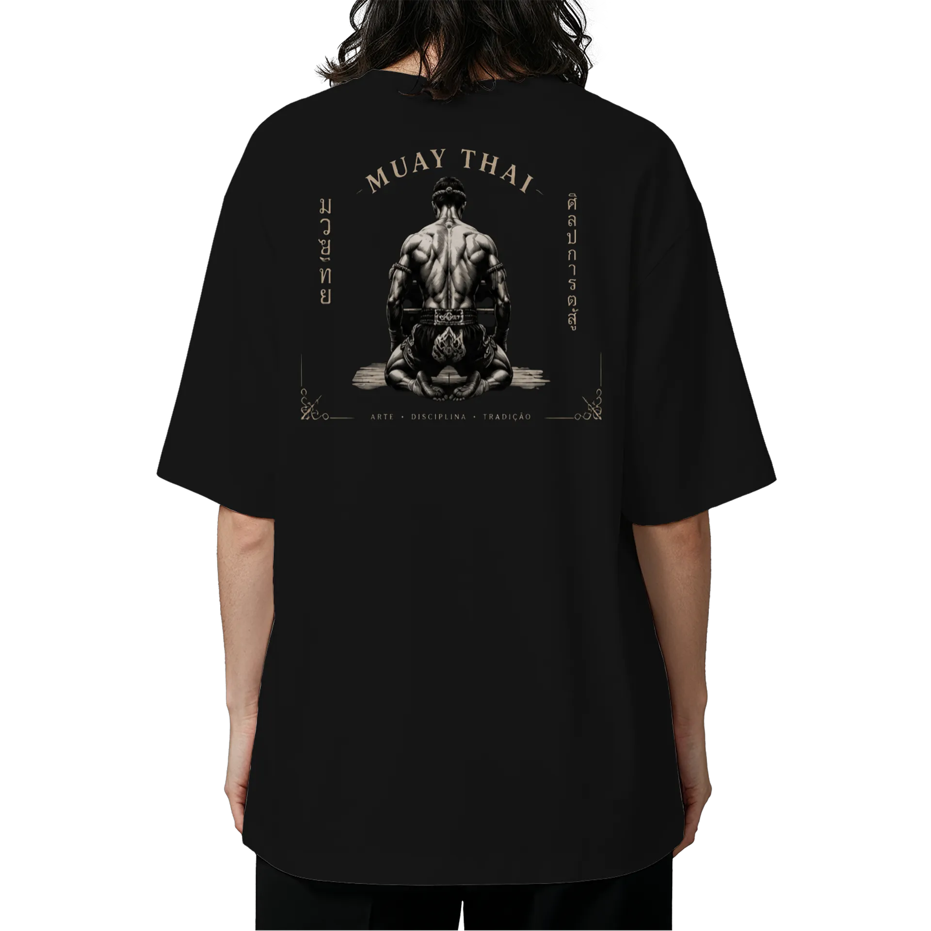 Camiseta Oversized A fé do Muay Thai - Imagem 6