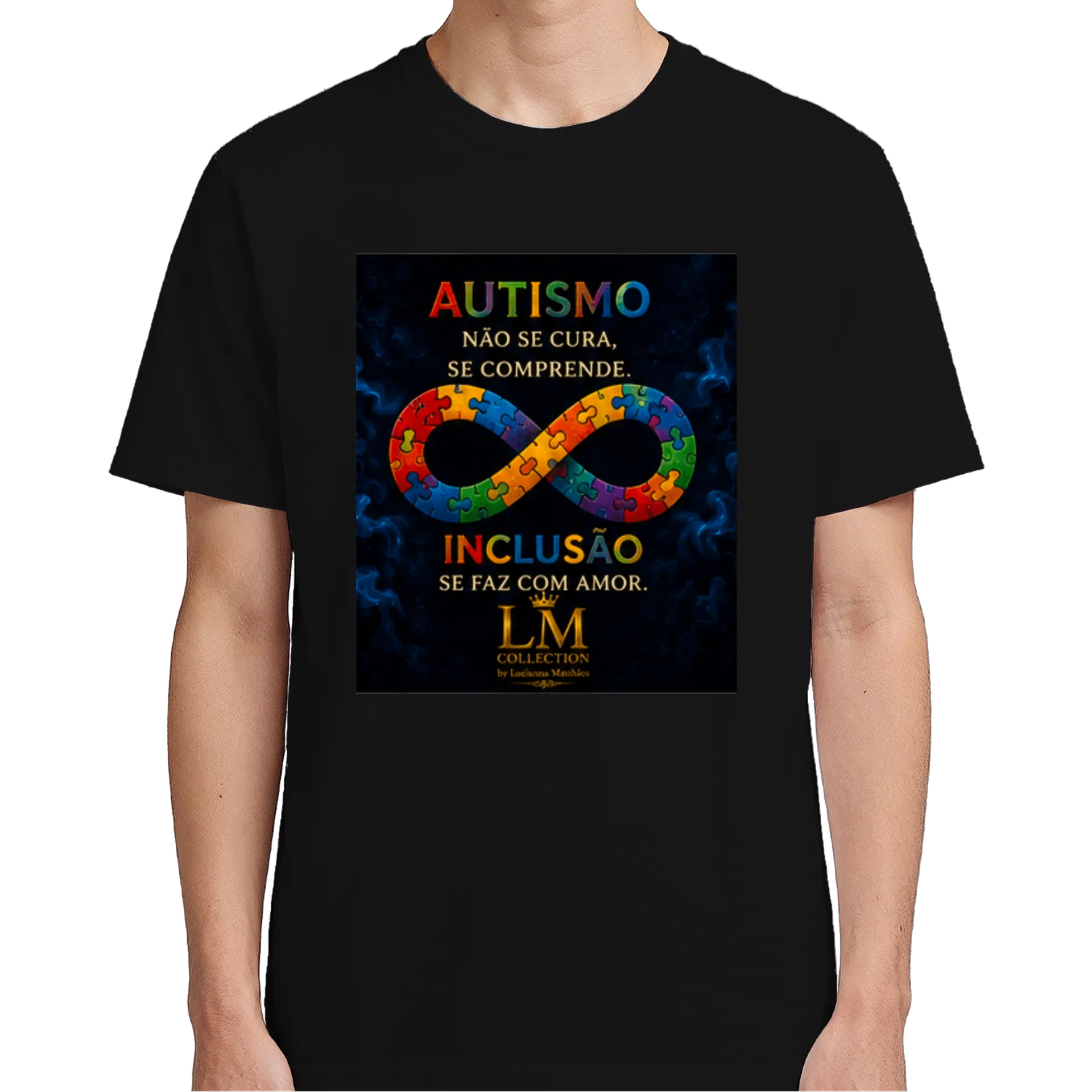 Camiseta Inclusão Autismo 100% Algodão - Imagem 5