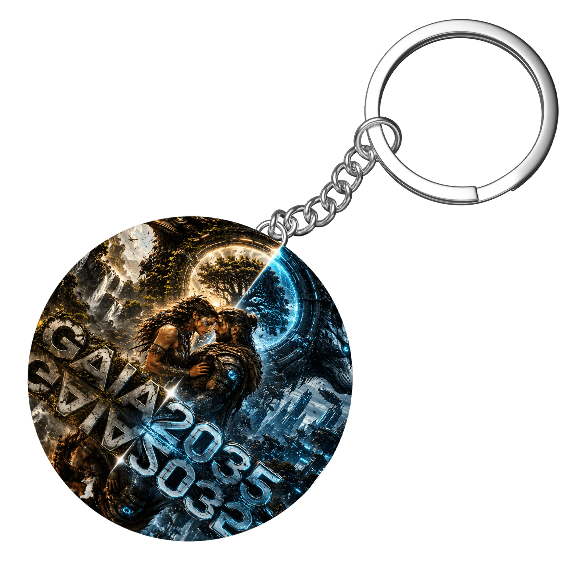Chaveiro MDF Estampa Luta Personalizado - Imagem 4