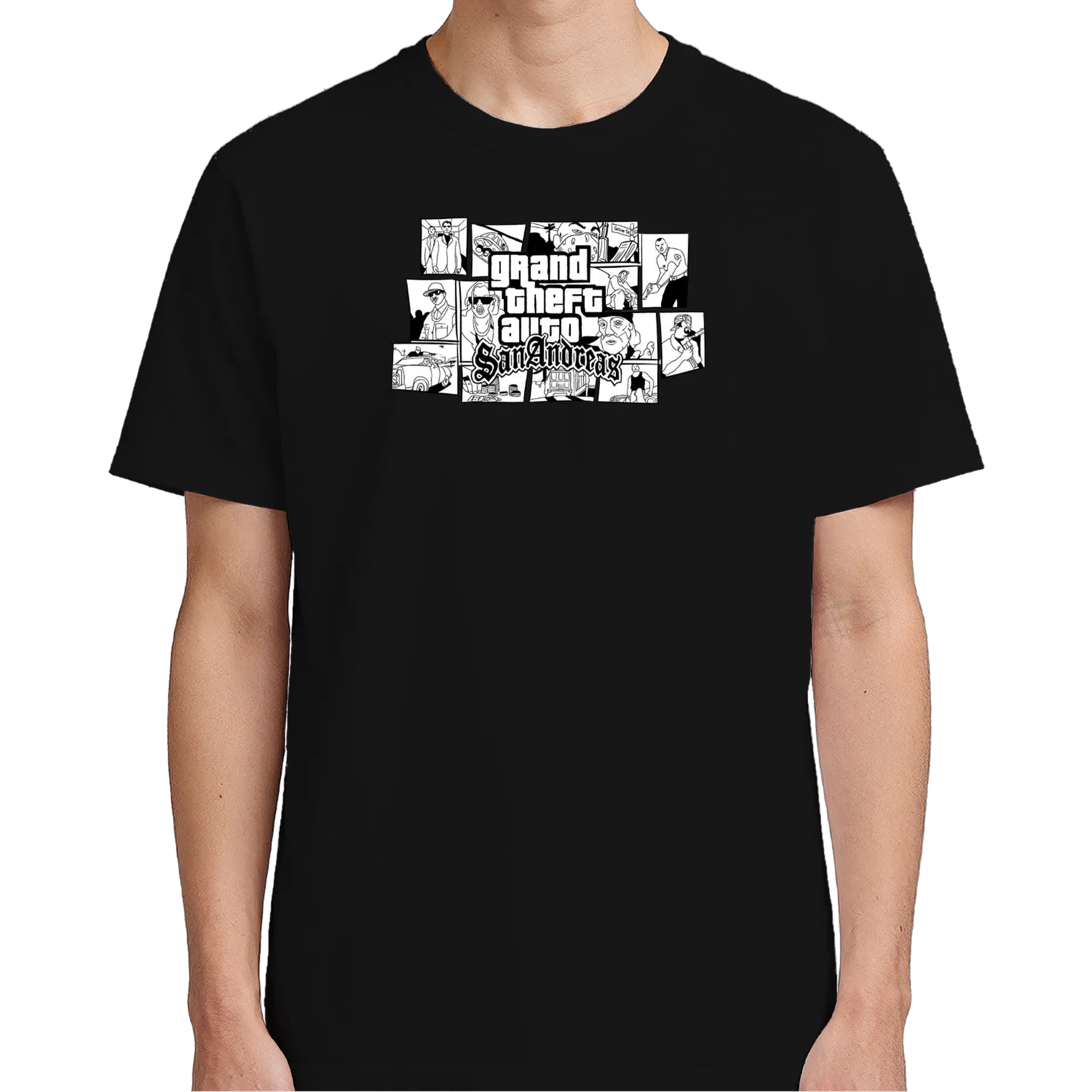 Camiseta Grand Theft Auto San Andreas 100% Algodão - Imagem 5