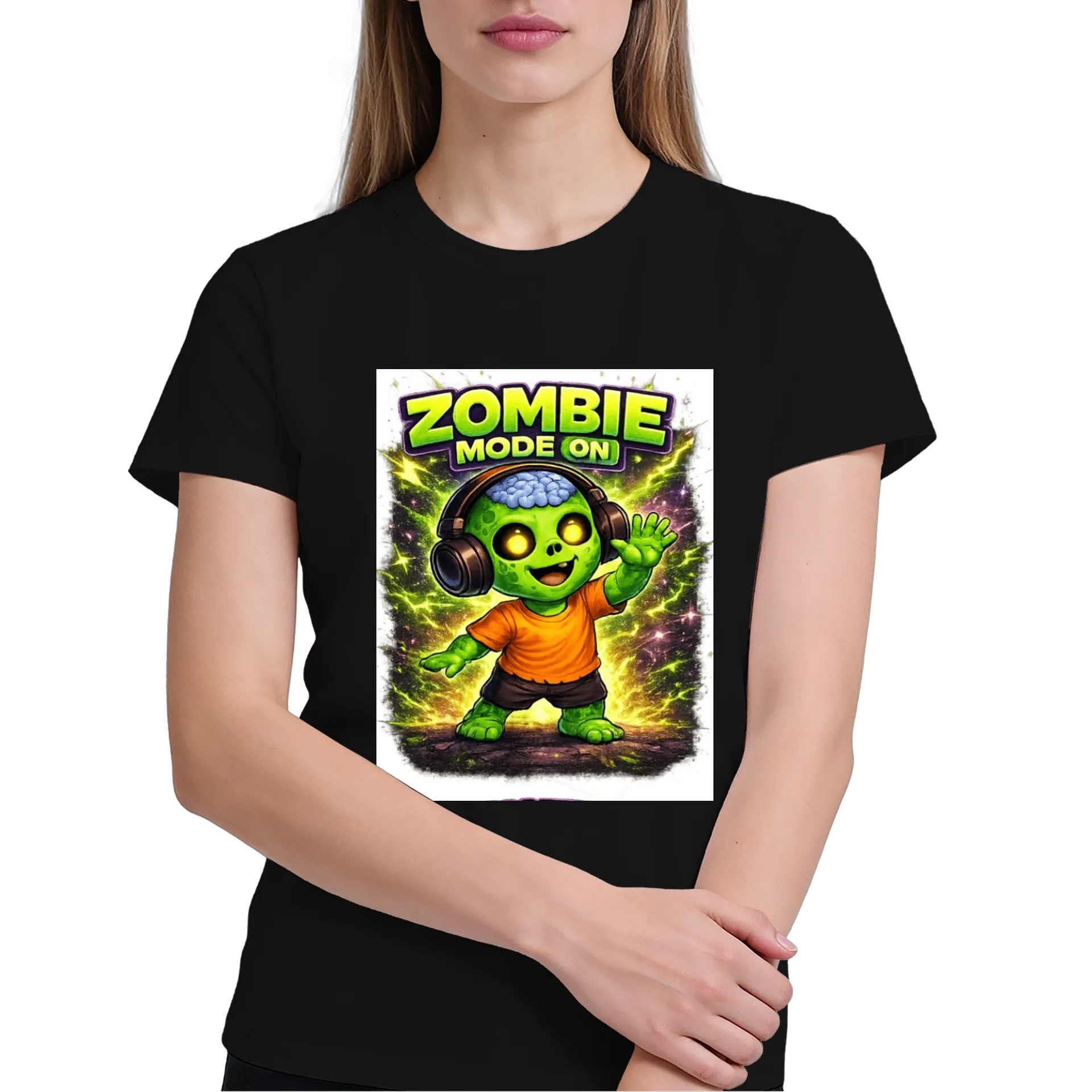 Camiseta ZOMBIE MODE ON - Imagem 4