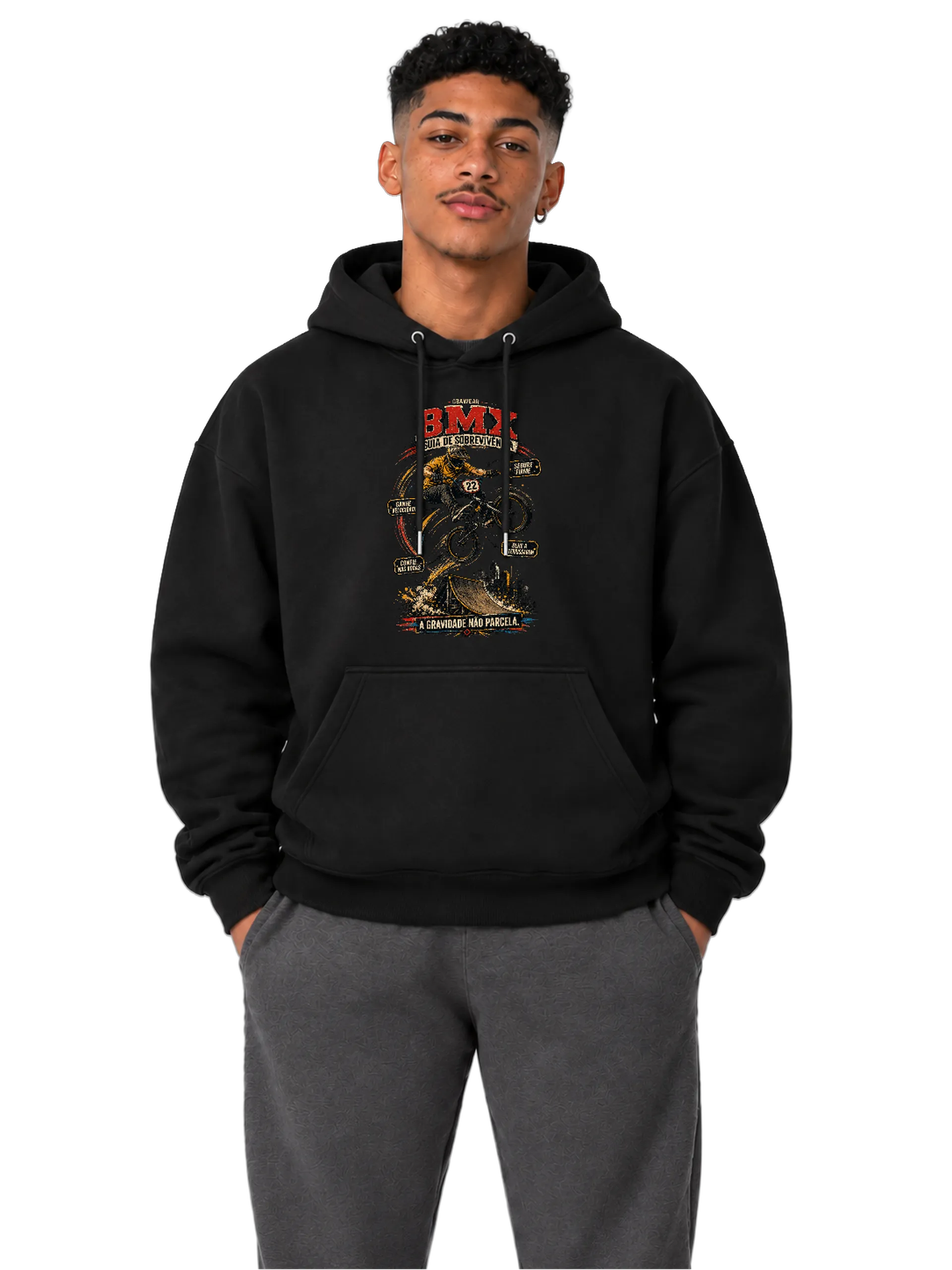 Blusa de moletom OBAWEAR BMX - Imagem 4