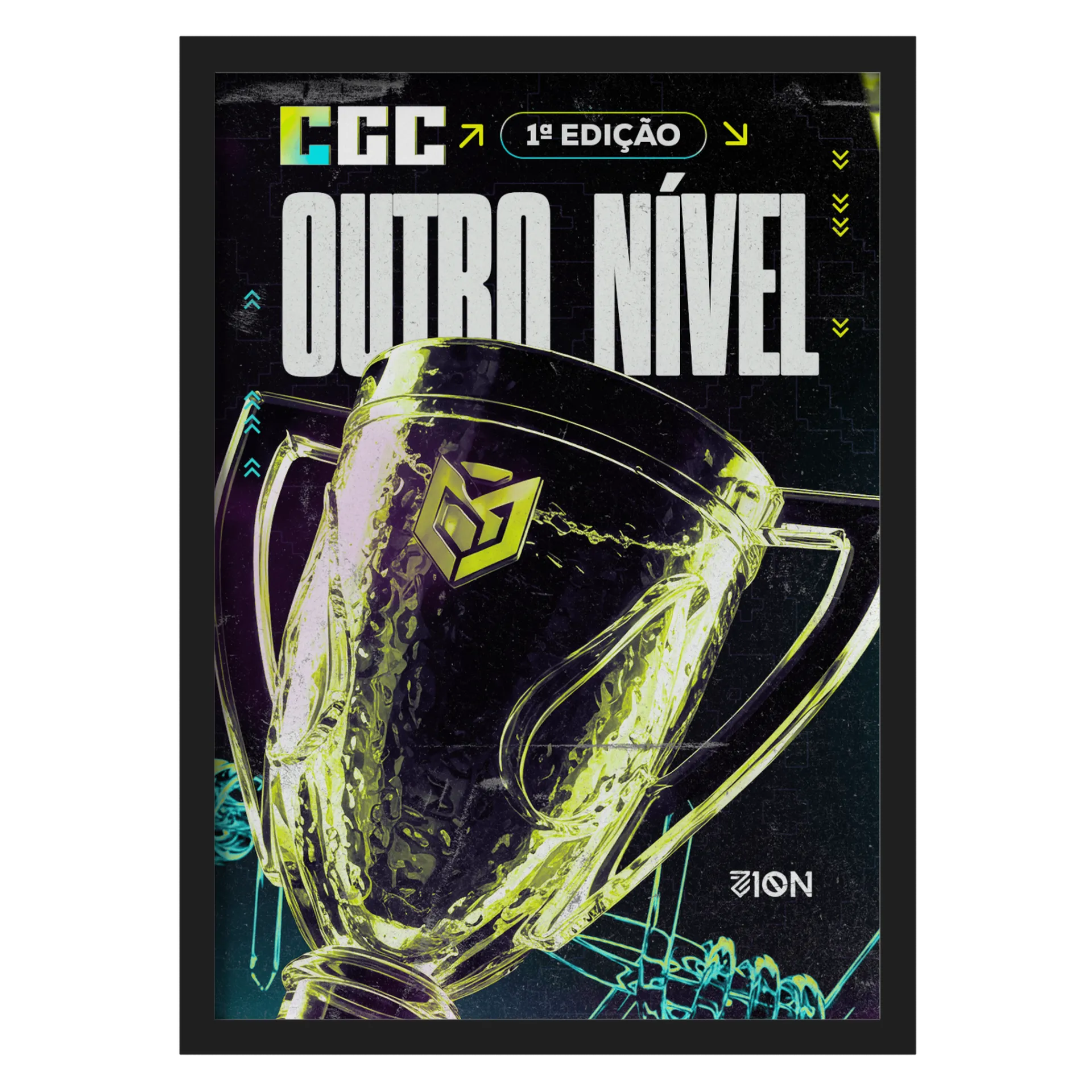 Quadro A3 Caju Gamer Con - Imagem 1