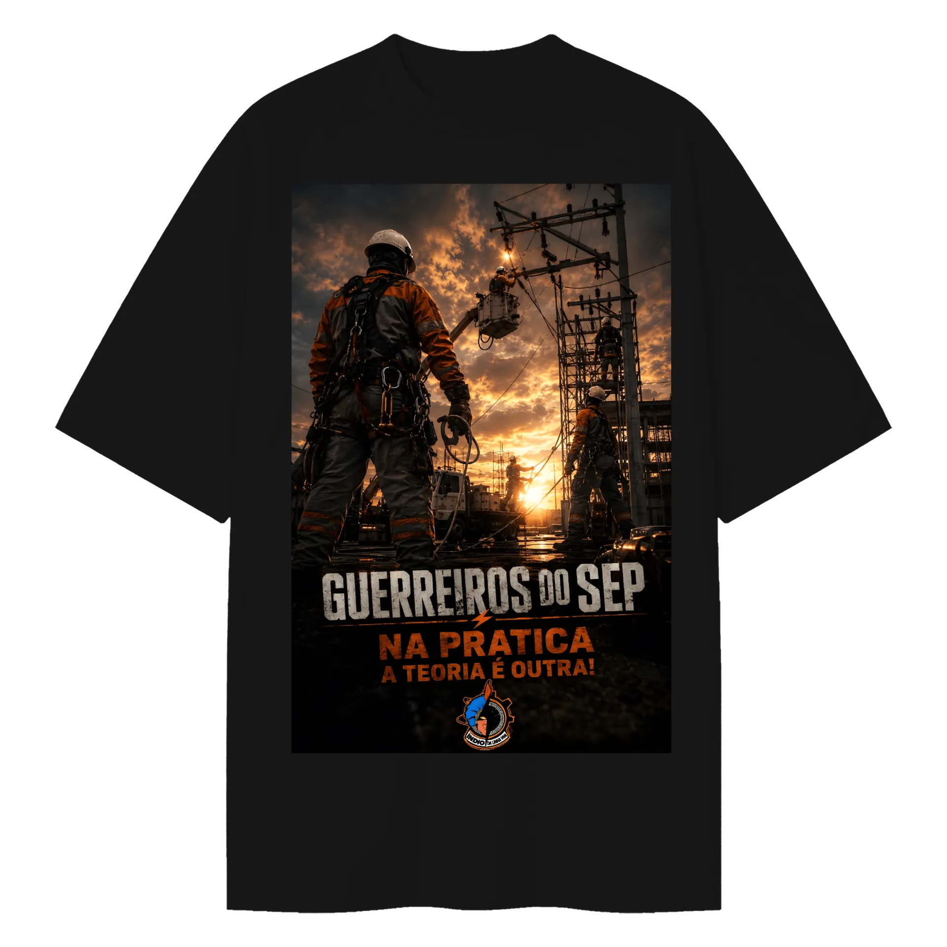 Camiseta Oversized de Guerreiros do SEP — imagem 1 de 6