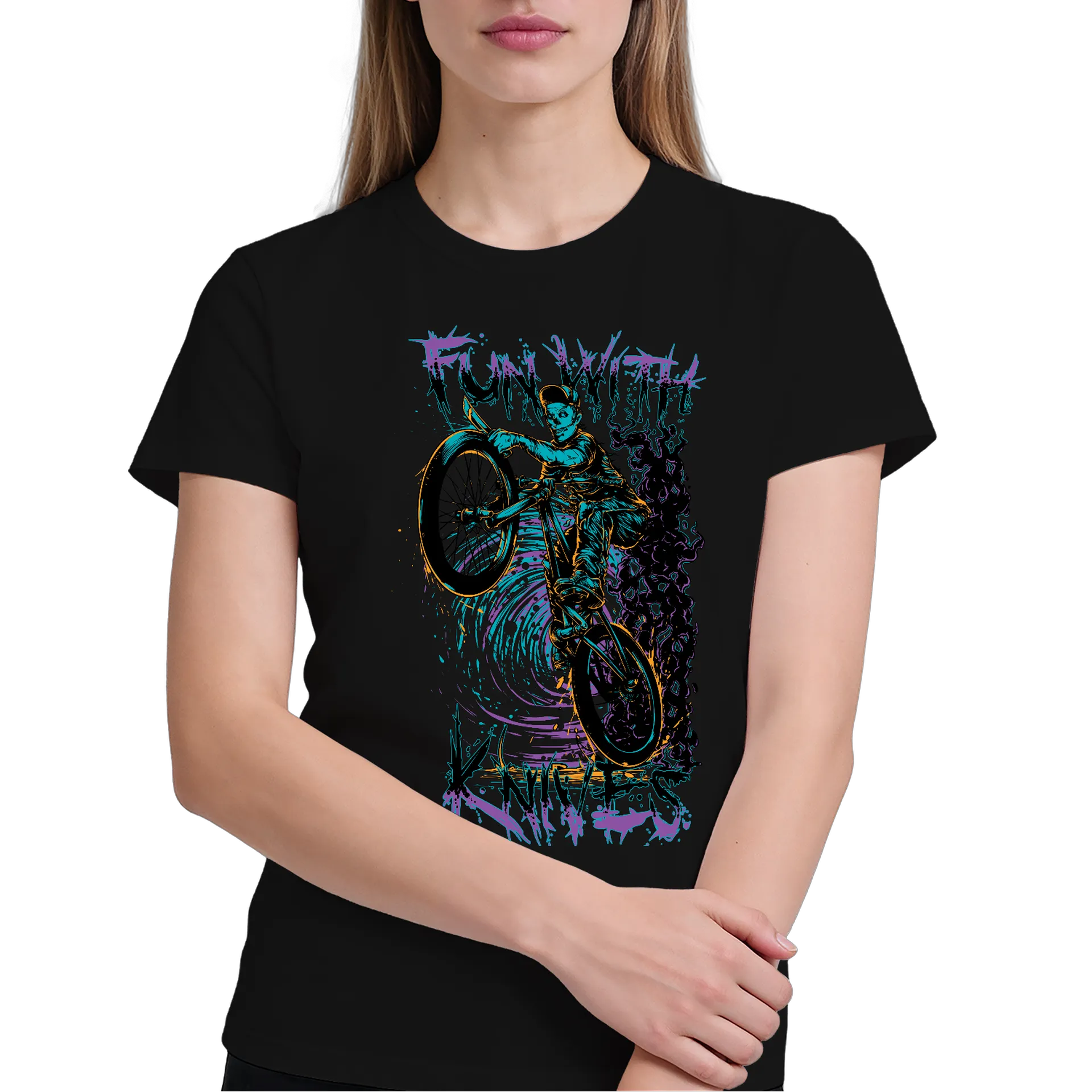 Camiseta Grafite Skate Neon 100% Algodão - Imagem 4