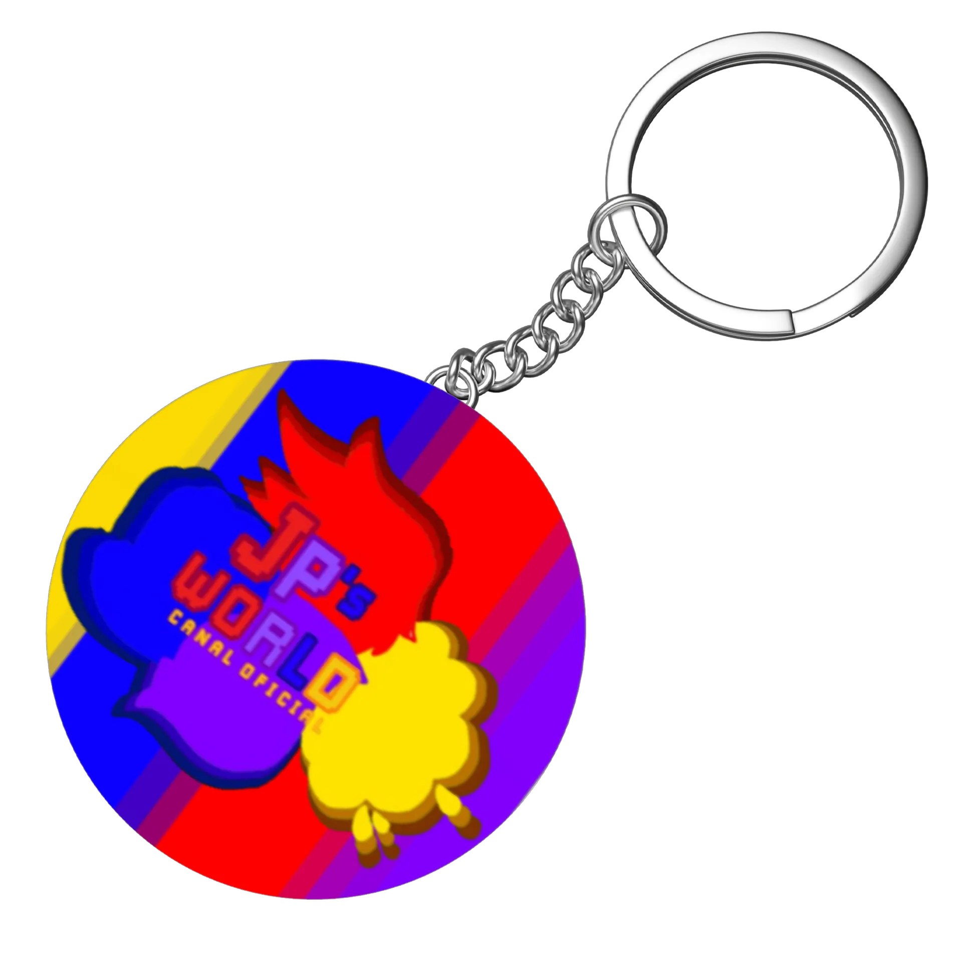 CHAVEIRO (JP'S WORLD) LOGO🟣🔵🟡🔴 - Imagem 4