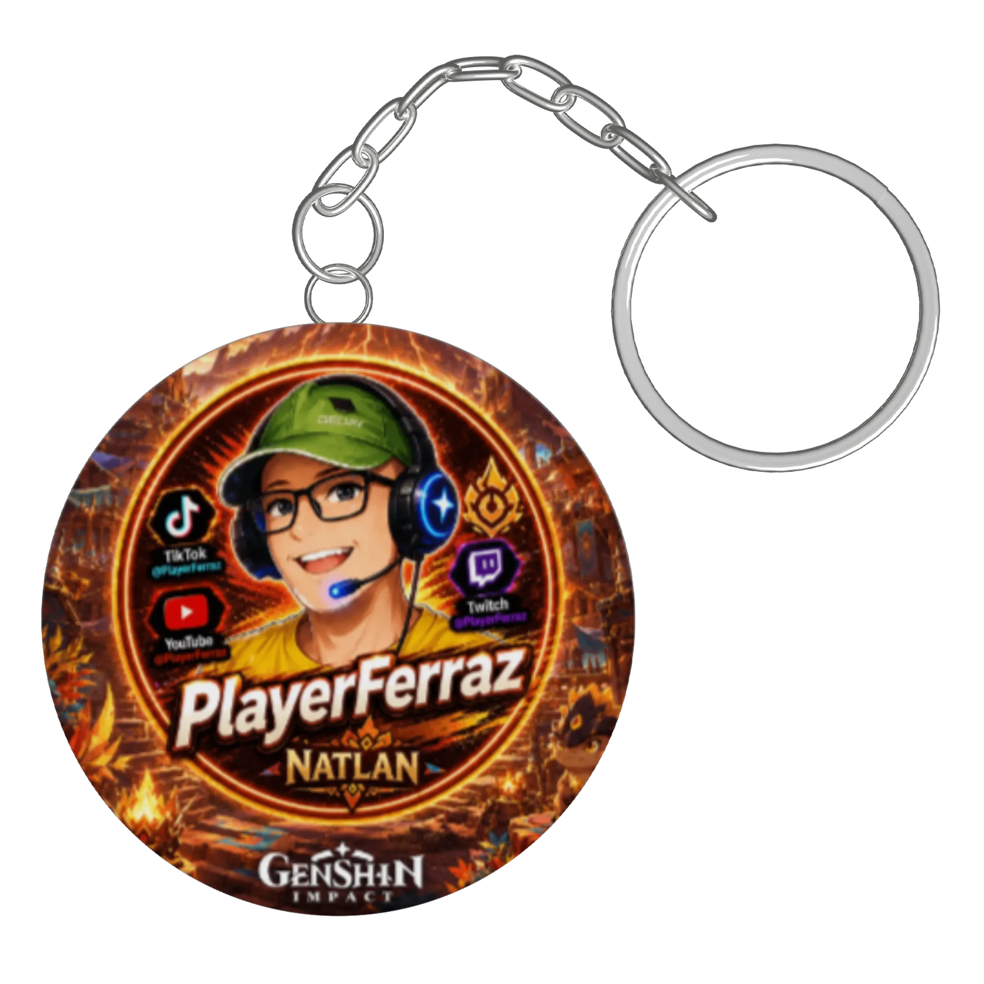 Chaveiro Natlan by PlayerFerraz - Imagem 3