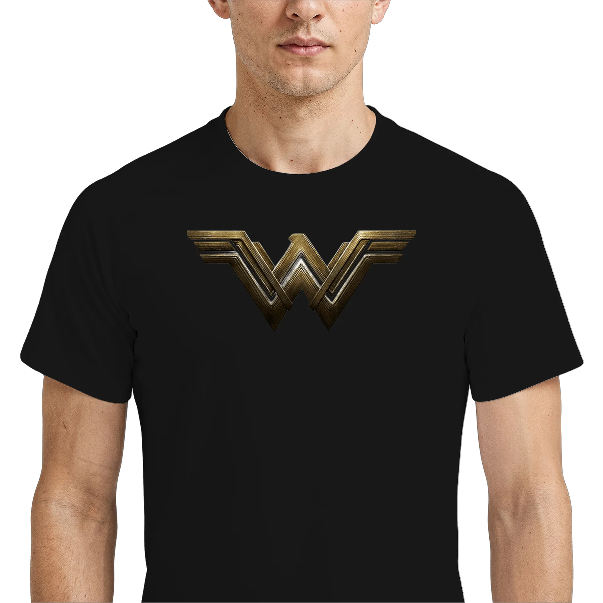 Camiseta Dry Fit Logotipo Mulher Maravilha 100% Polyester - Imagem 4
