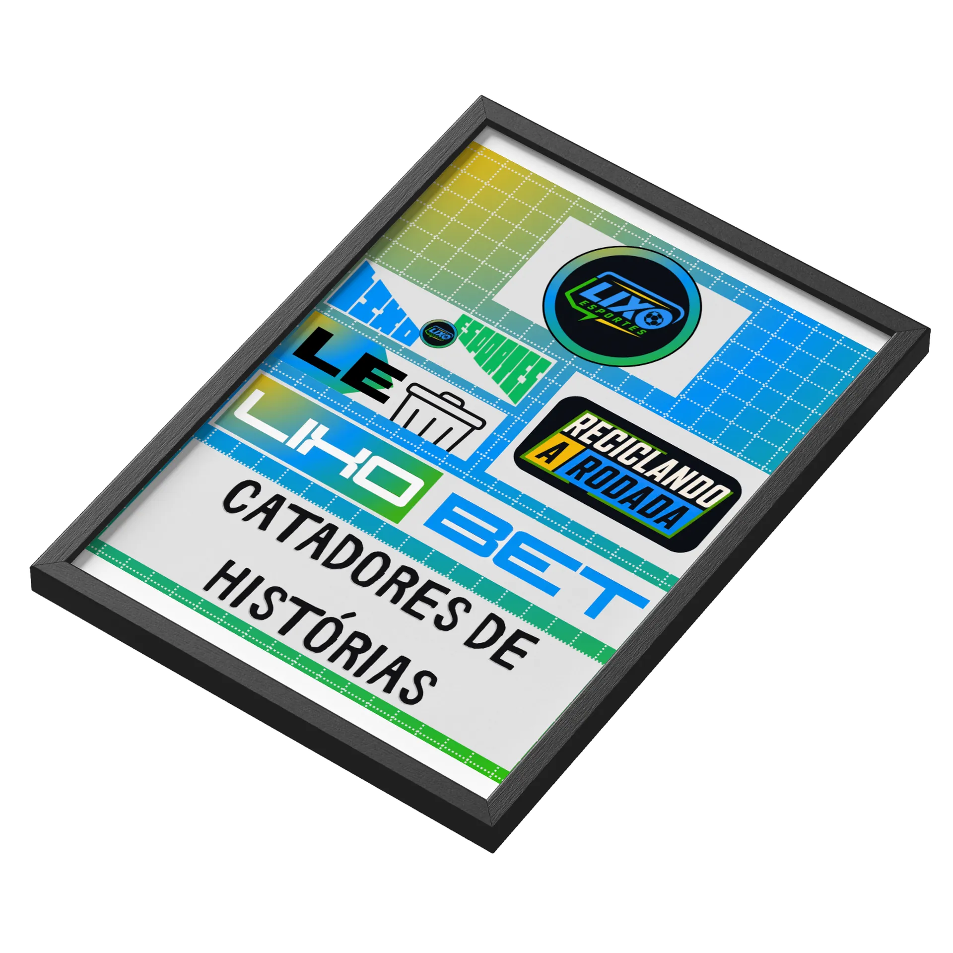 Quadro A3 Lixo Esportes Logos de Lixo Esportes — imagem 3 de 3