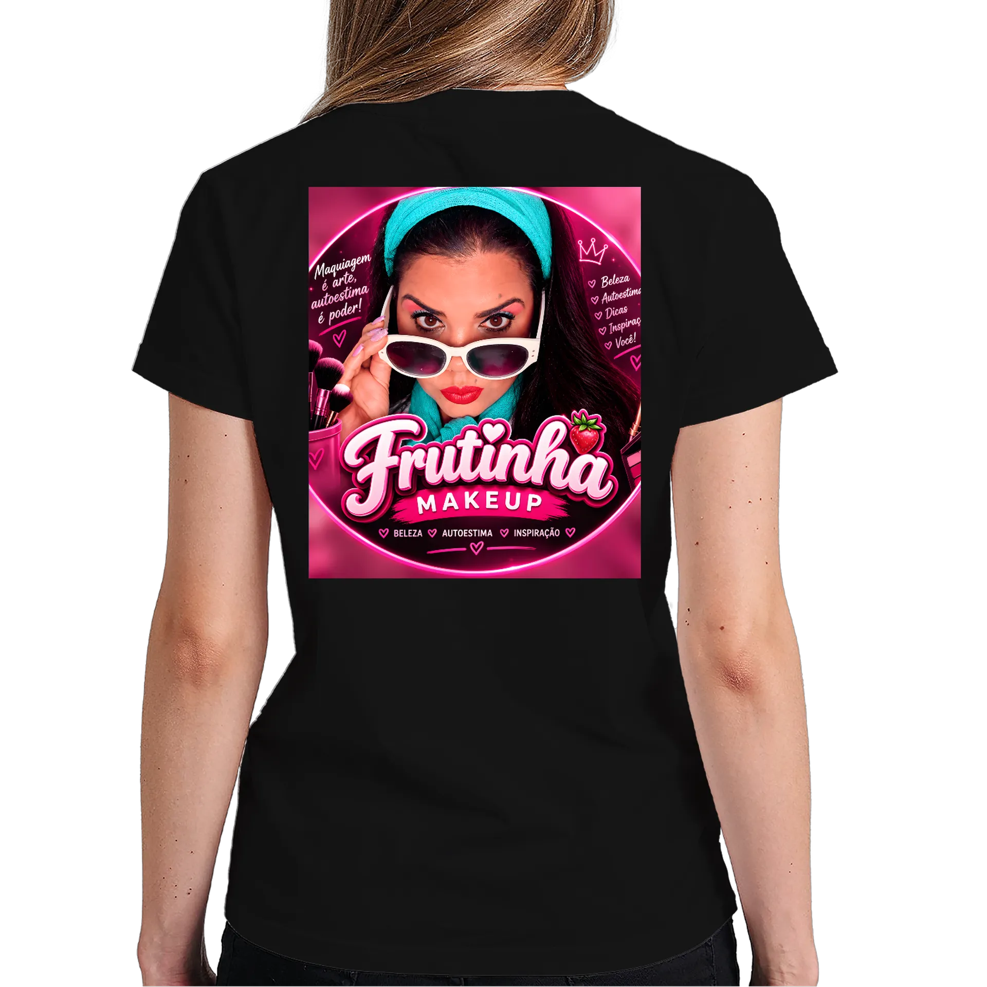 Camiseta personalizada de Frutinha Makeup 🍓 — imagem 5 de 6