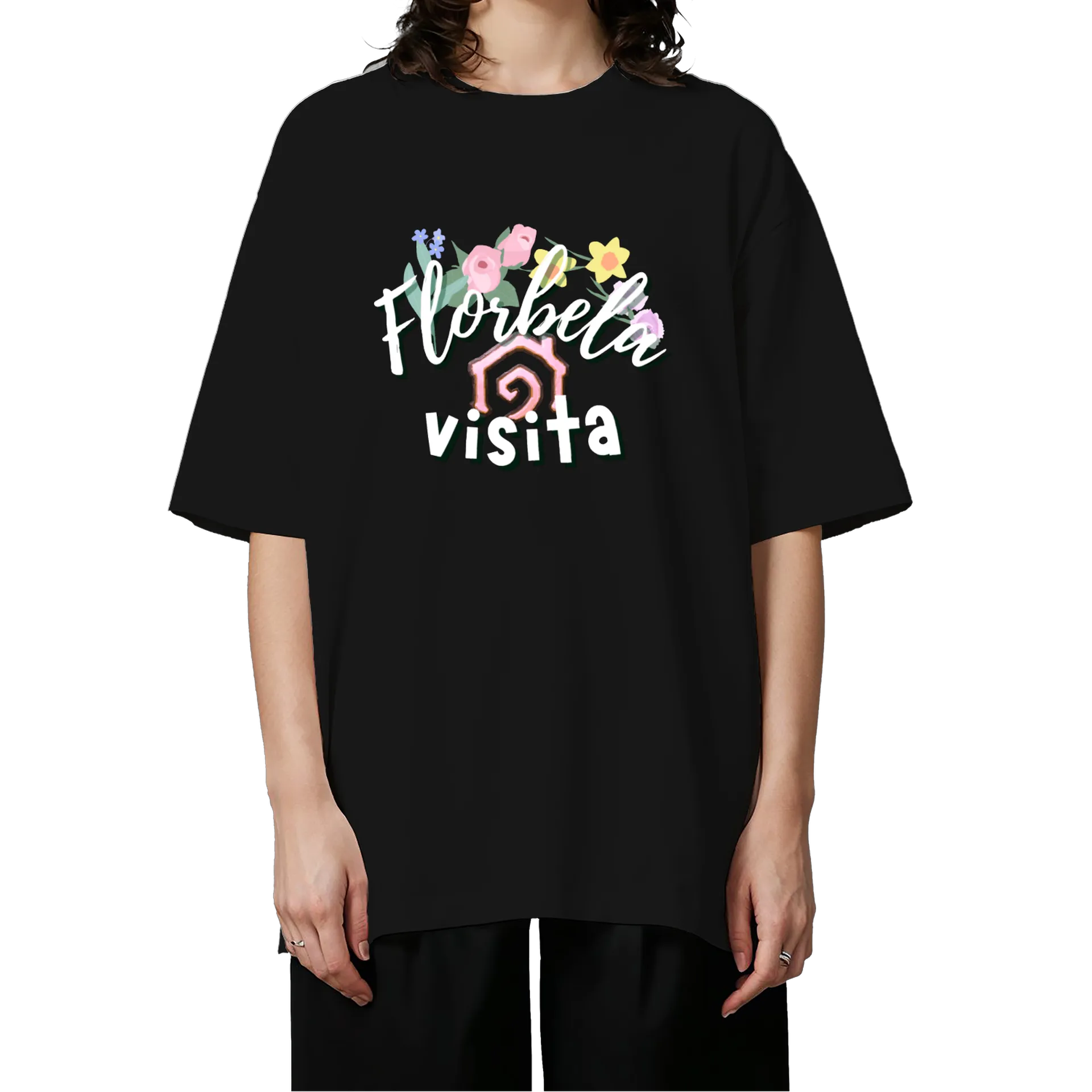 Camiseta Oversized Florbela Visita - Imagem 3