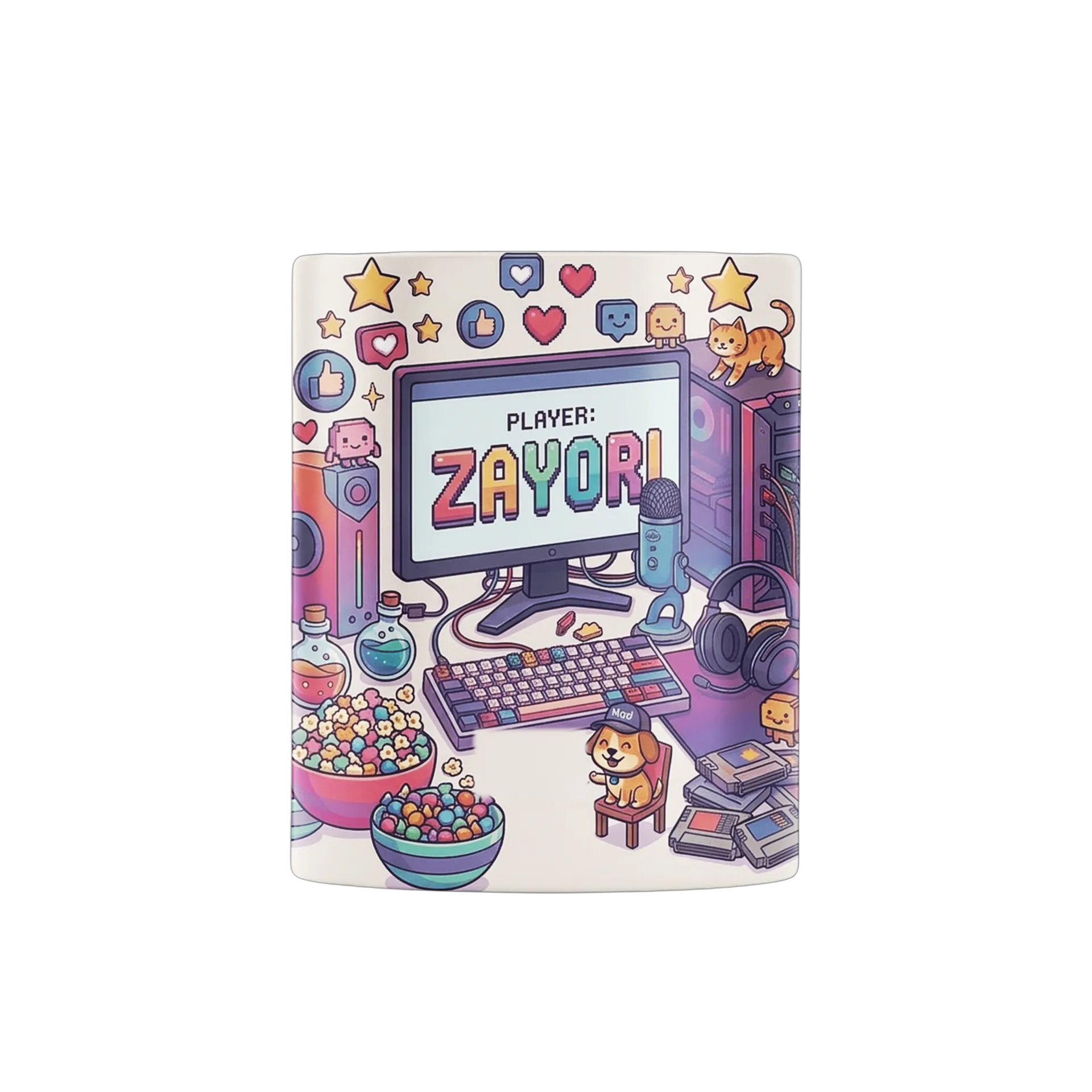 Caneca Zayori Club - Cozy Gamer & Cats - Imagem 2