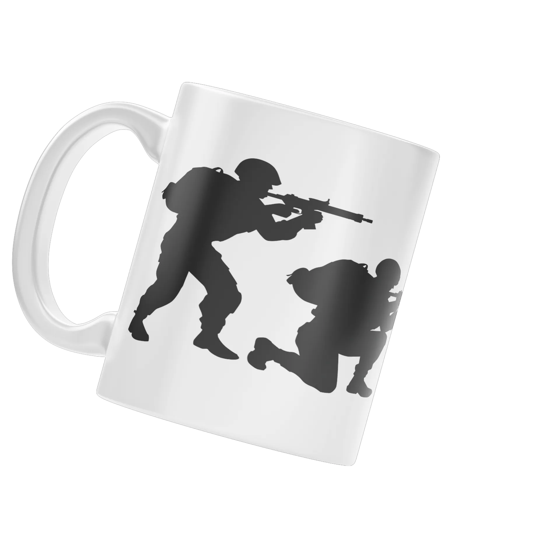 Caneca Silhueta de Soldados Militares 325ml - Imagem 3