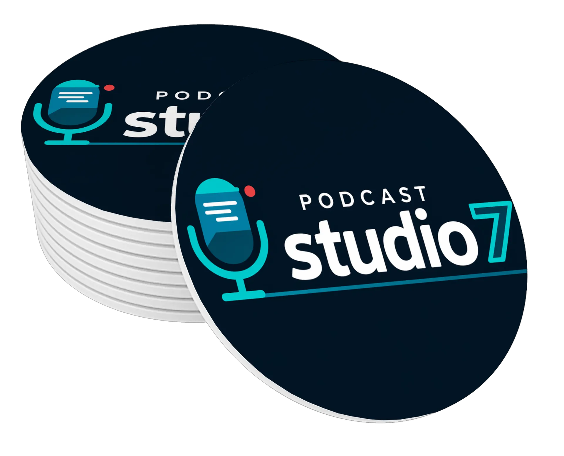 Porta-copos personalizado Studio7podcast de Studio7 Podcast — imagem 1 de 3