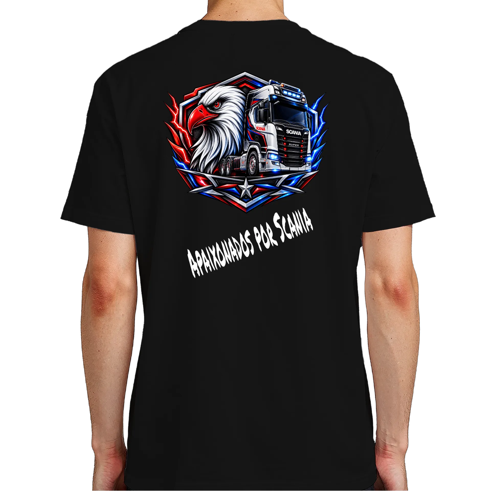 Camiseta Veículo Escudo Gigante Carro 100% Algodão de 1GRA  — imagem 6 de 6