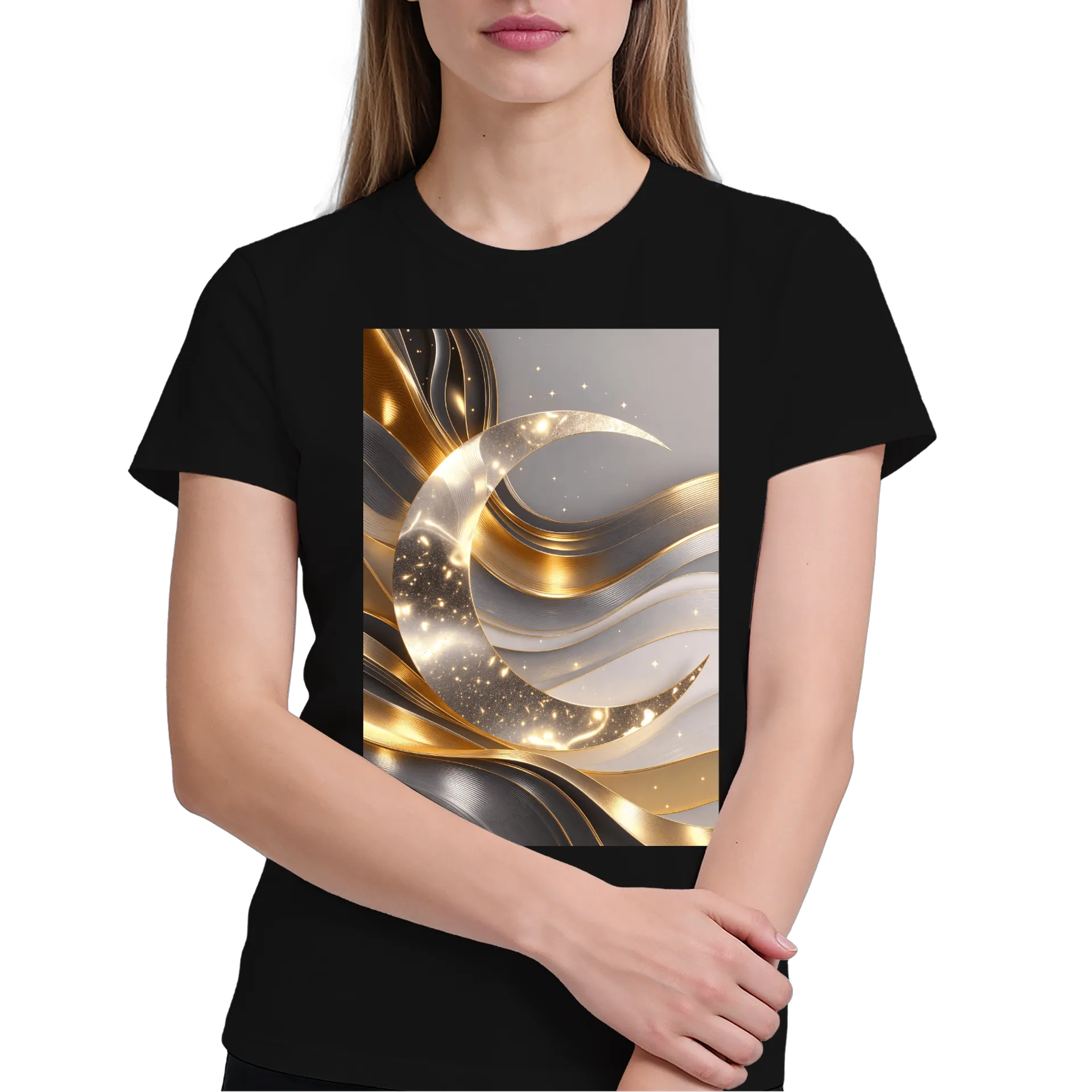 Camiseta Personalizada Preto 100% Algodão - Imagem 4