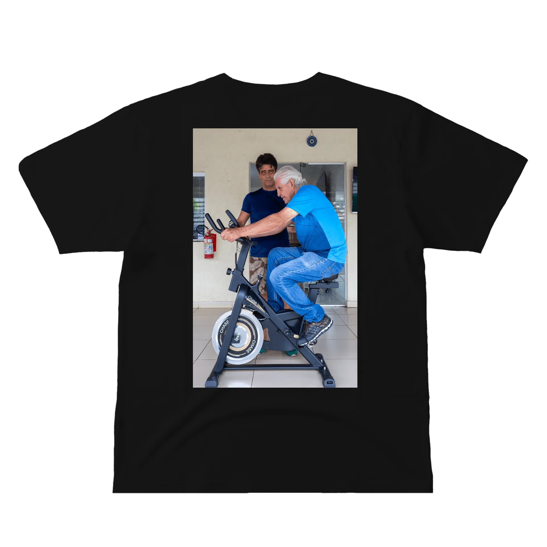 Camiseta Estampa Streamer Neon Cartoon Preto 100% Algodão de Shiatsu personalizados — imagem 2 de 6