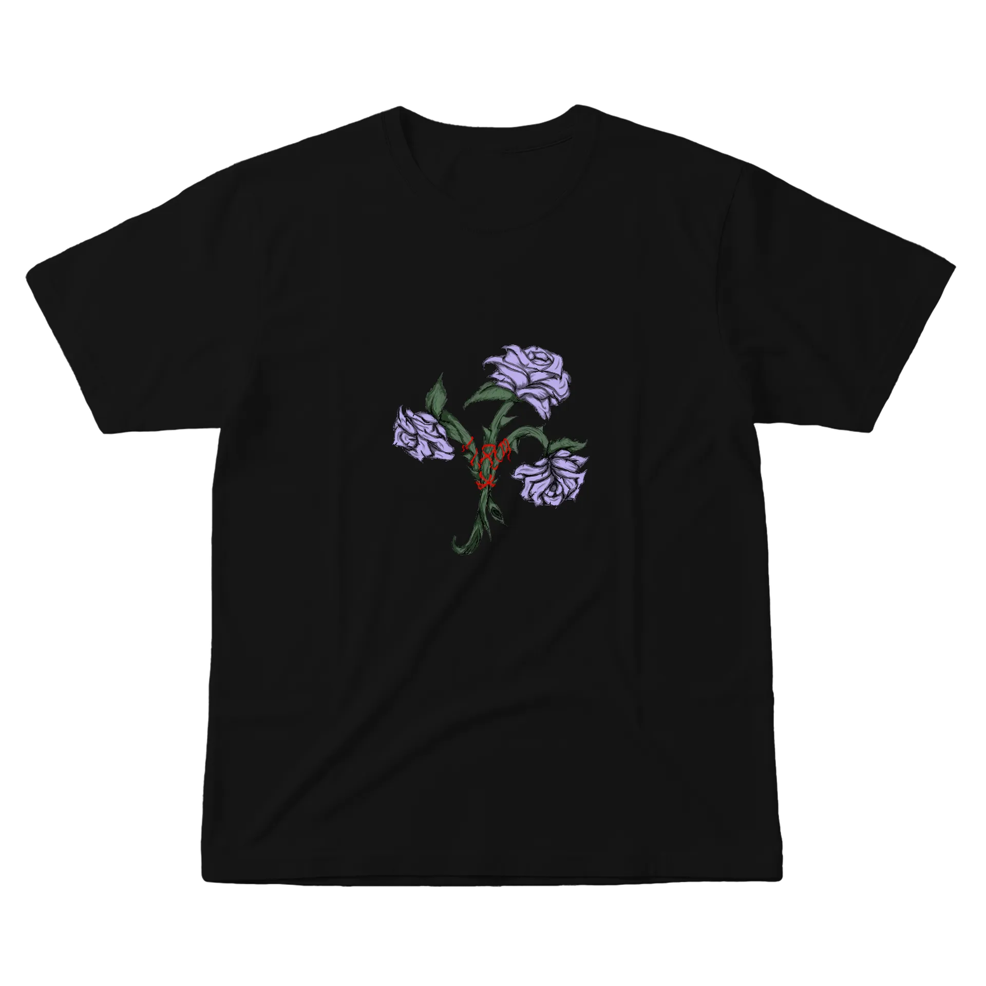 Camiseta Purple Roses Ketrita - Imagem 1