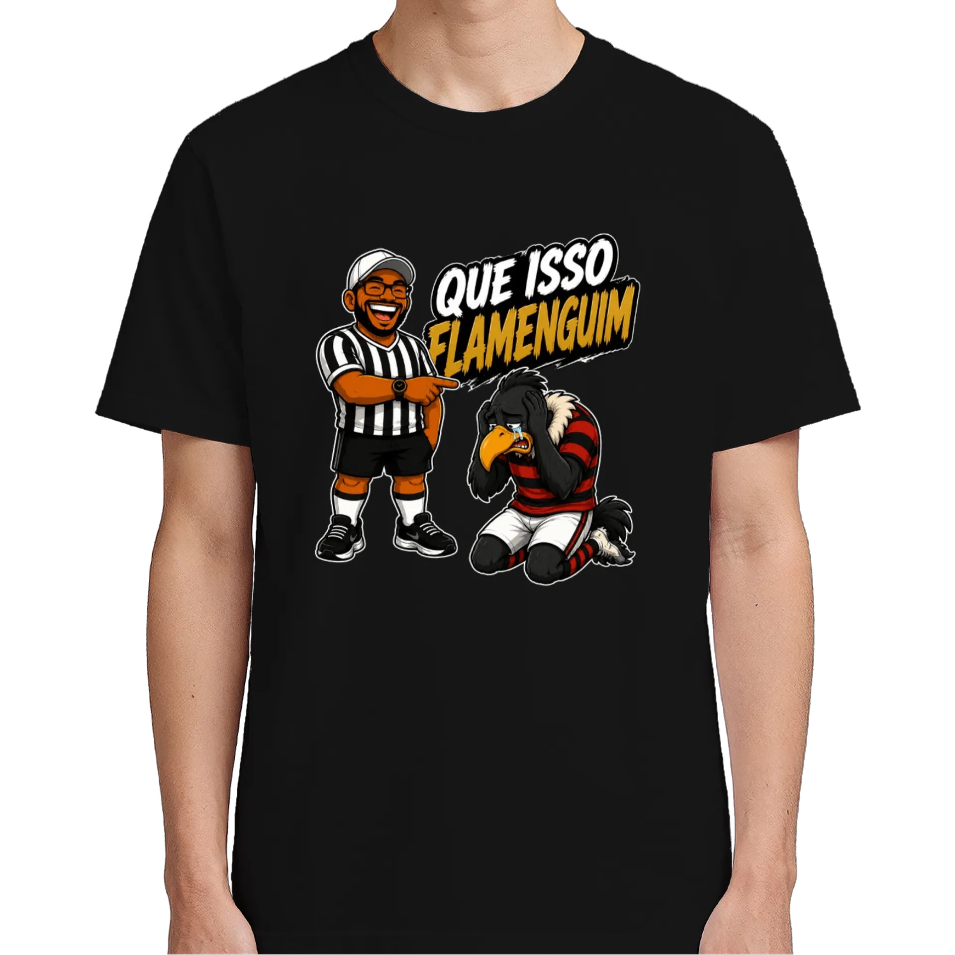 Camiseta “Que isso flamenguin” de Mauricio Dias — imagem 4 de 6