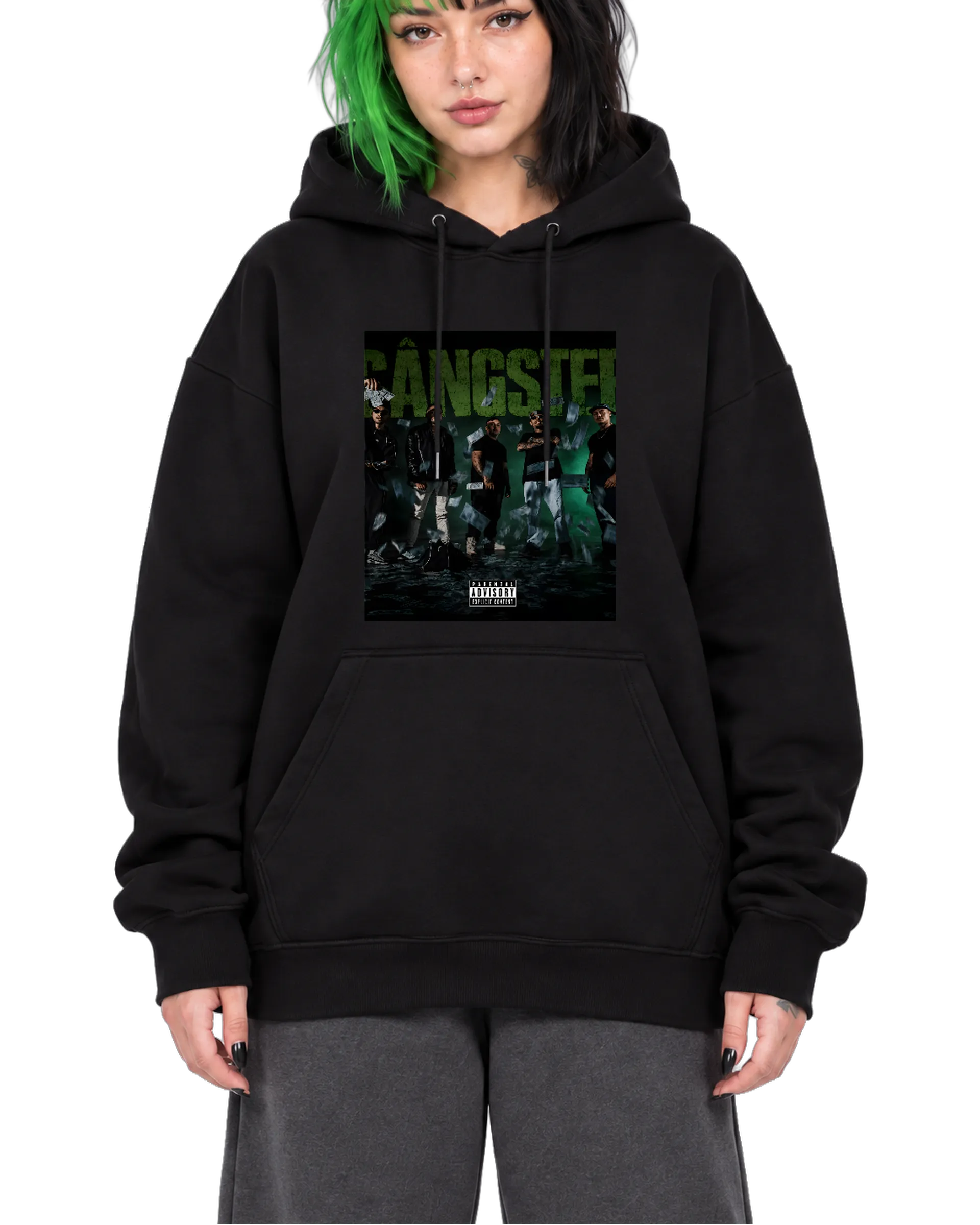 Blusa Moletom Grafite Gangsta Money de Stanley Money Team  — imagem 1 de 6