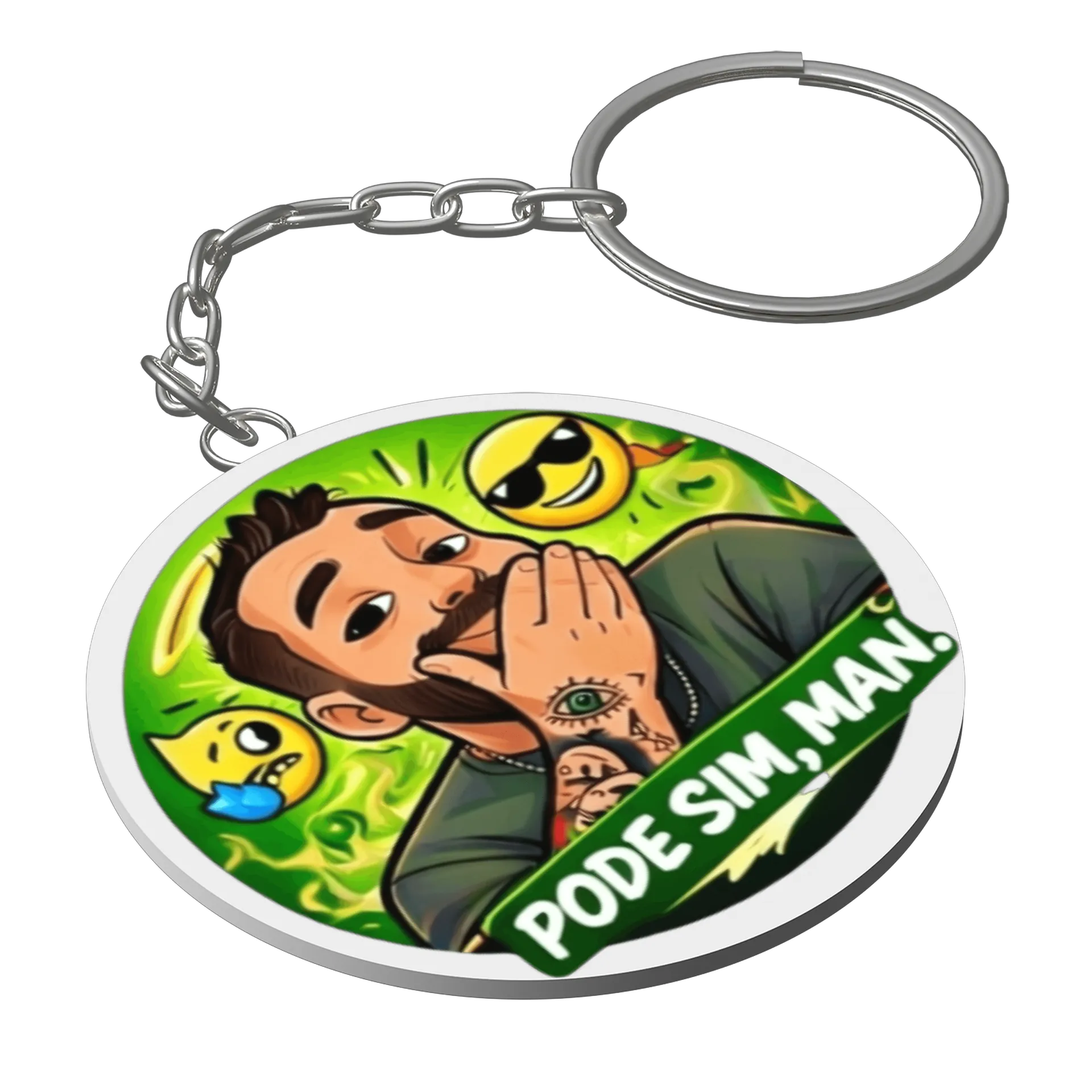 Chaveiro PODE SIM VERDE - Imagem 1