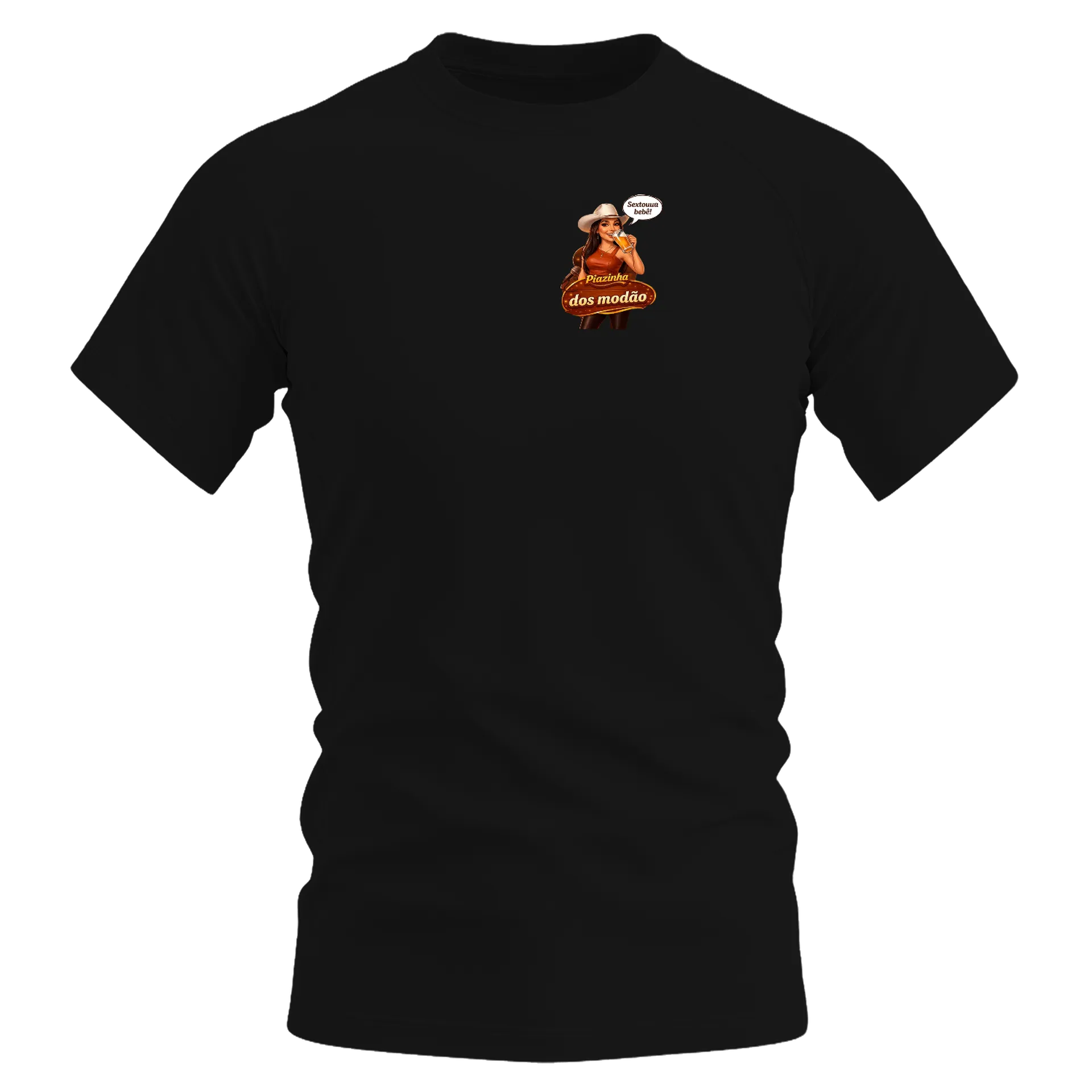 Camiseta Dry Fit Piazinha dos Modão 100% Polyester de Karina