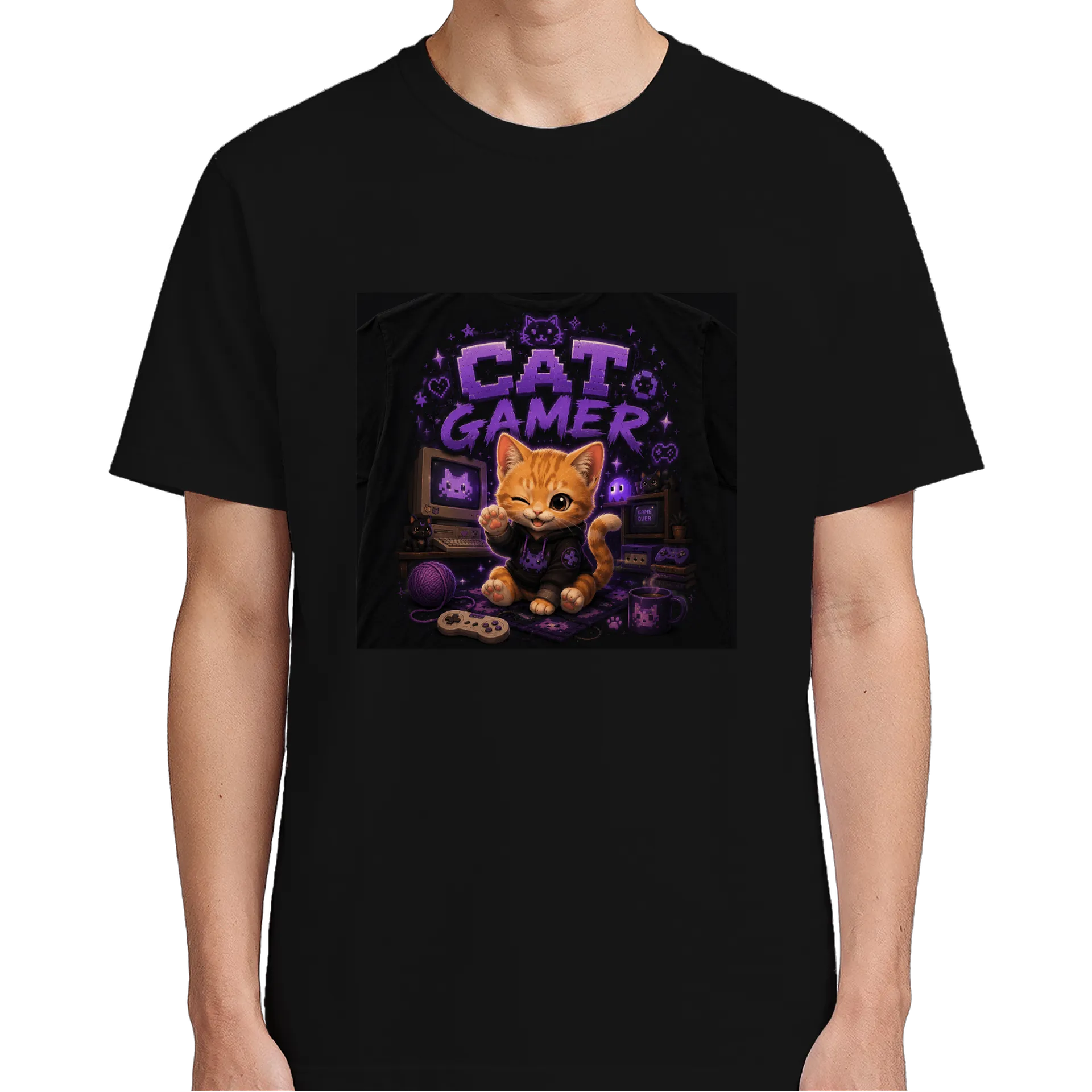 Camiseta Cat Gamer - Imagem 5